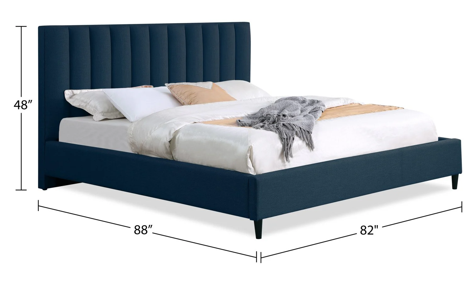 Cresbard King Platform Bed - Blue - Image 7