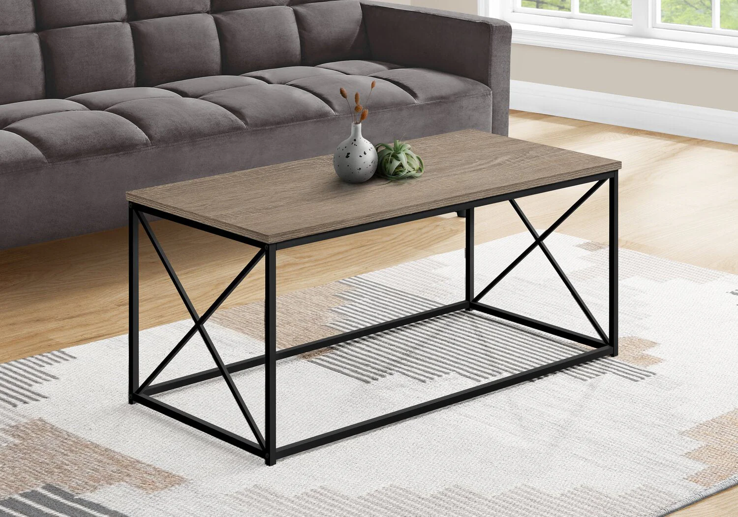 Croydon Coffee Table - Taupe - Image 3