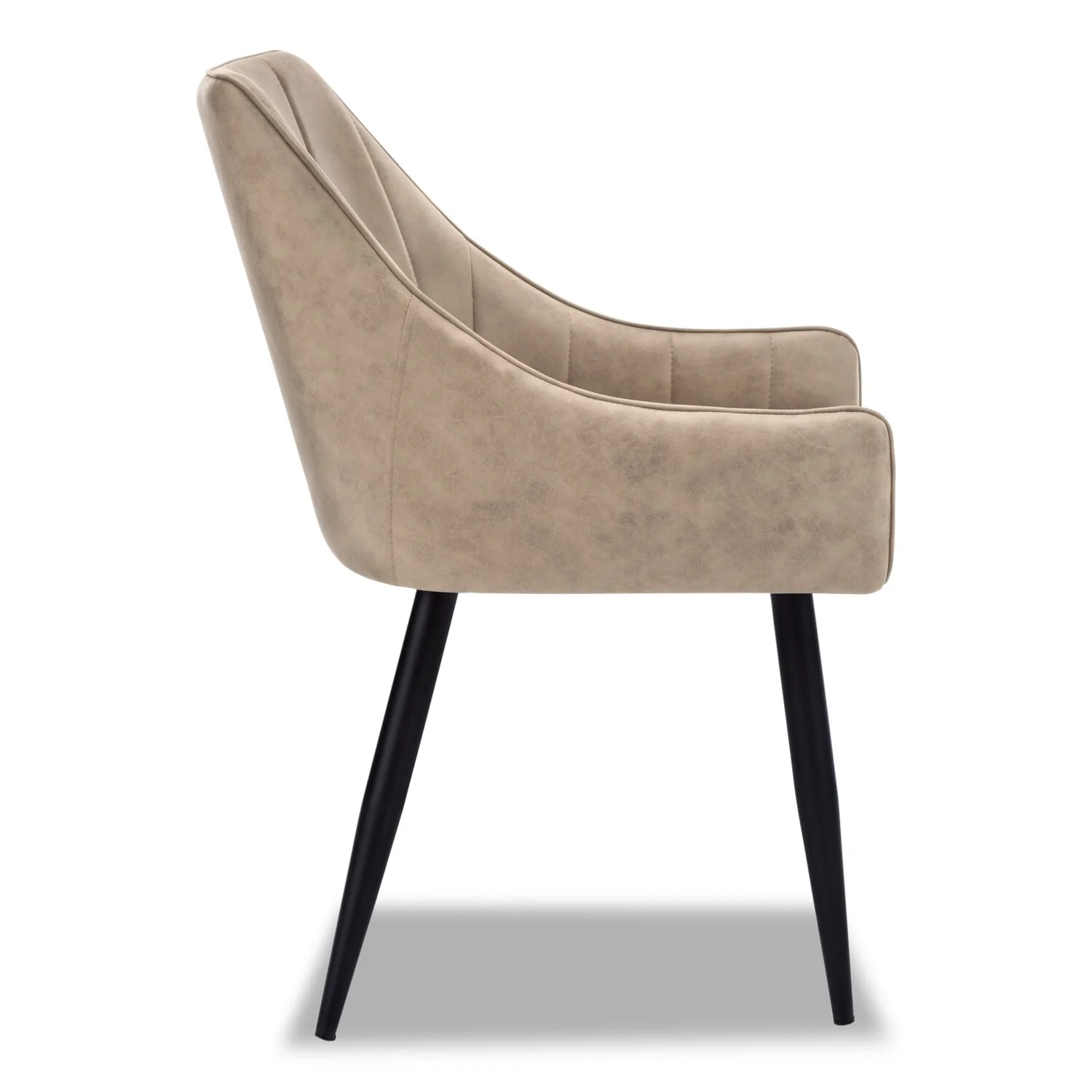 Daisel Dining Chair - Taupe - Image 5
