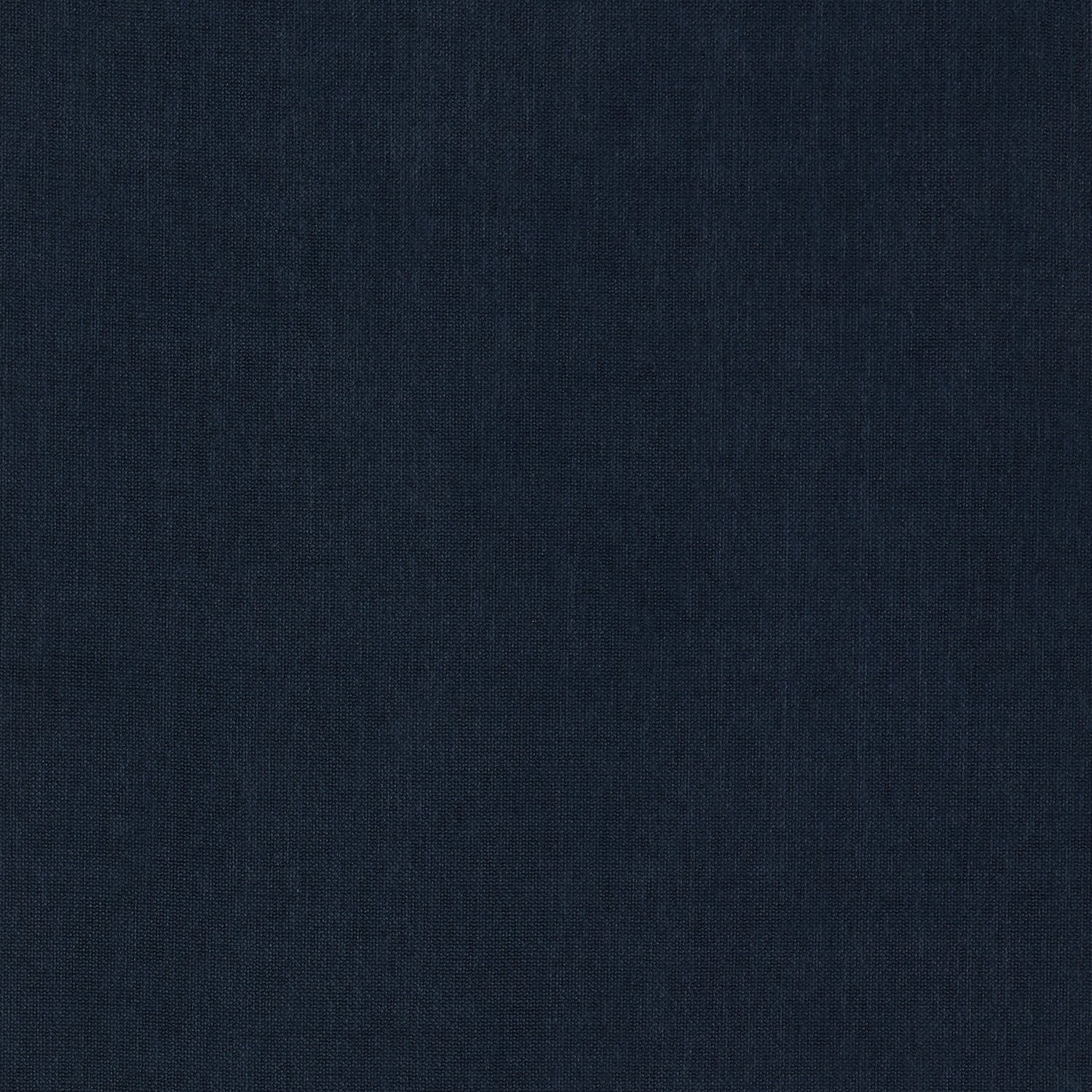 Dalyn Linen-Look Fabric Ottoman - Navy - Image 6