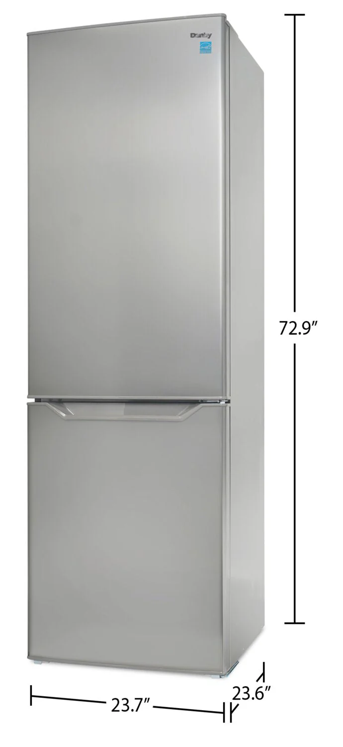 Danby 10.3 Cu. Ft. Bottom-Freezer Refrigerator - DBMF100B1SLDB - Image 8