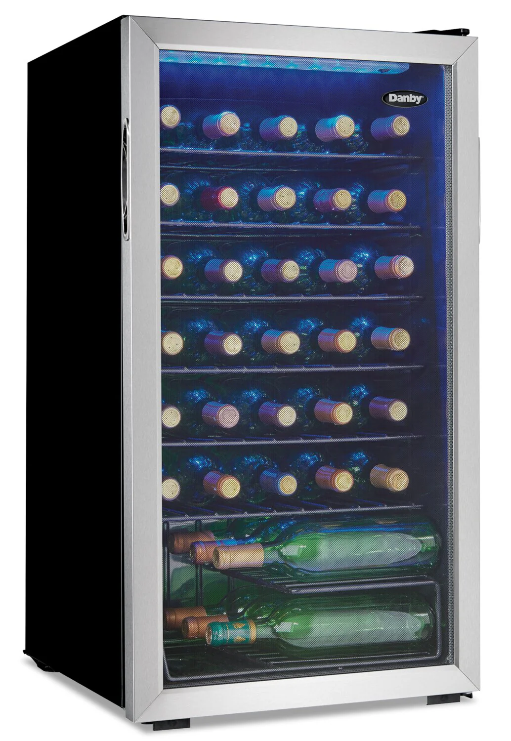 Danby 3.3 Cu. Ft. 36 Bottle Freestanding Wine Cooler - DWC036A1BSSDB-6 - Image 2