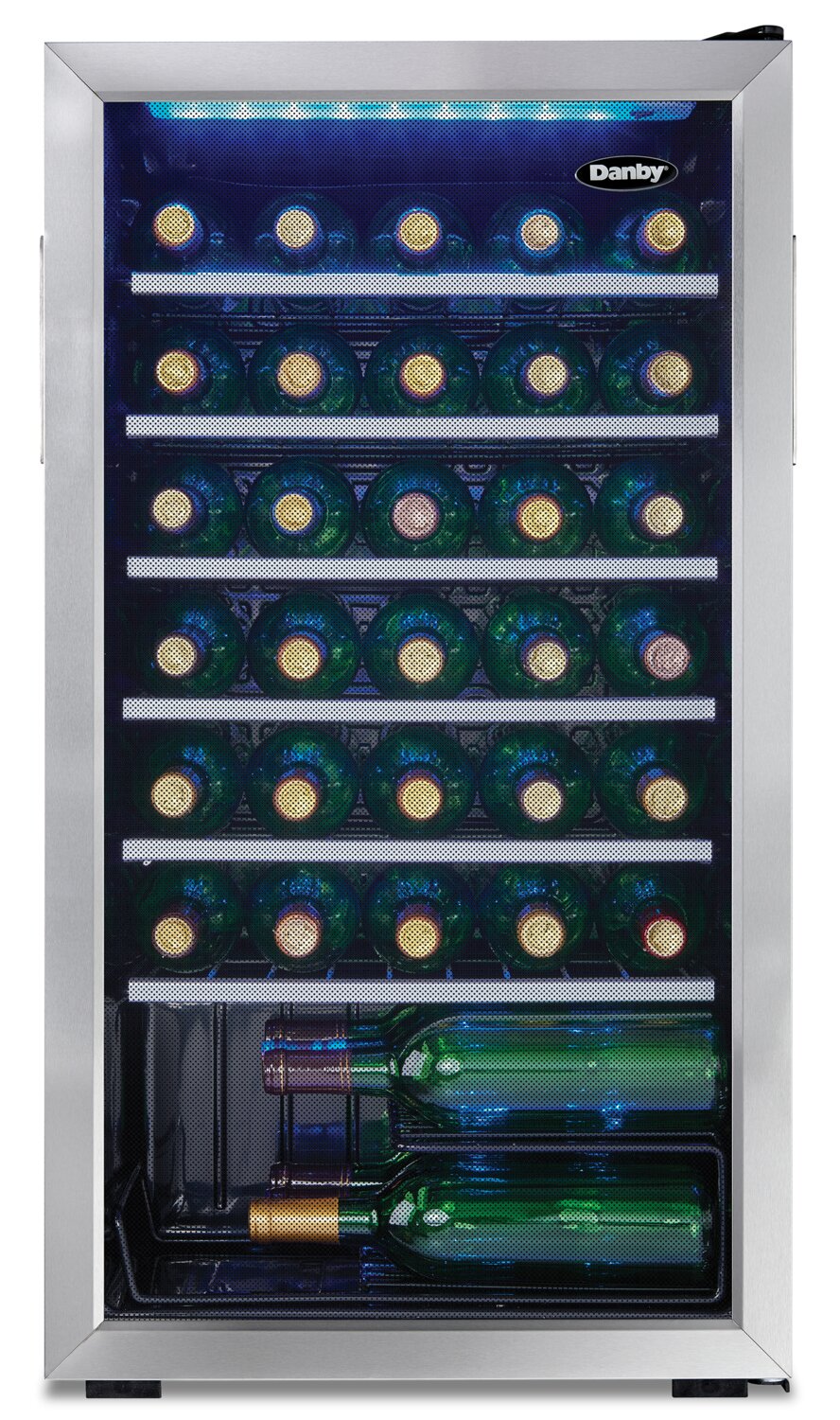 Danby 3.3 Cu. Ft. 36-Bottle Wine Cooler - DWC93BLSDBR1 - Image 4