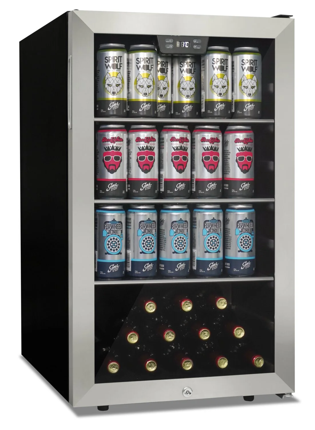 Danby 4.5 Cu. Ft. 115-Can Beverage Center - DBC045L1SS - Image 2