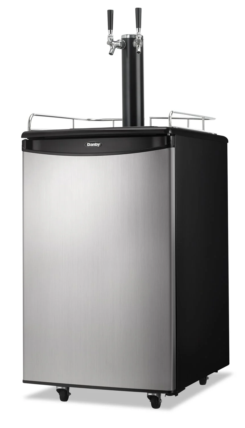 Danby 5.4 Cu. Ft. Dual-Tap Kegerator - DKC054A1BSL2DB - Image 2