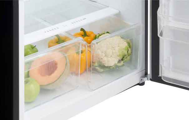 Danby Black And Stainless Apartment Size Refrigerator (10.1 Cu.Ft.) - DFF101B1BSLDB - Image 2