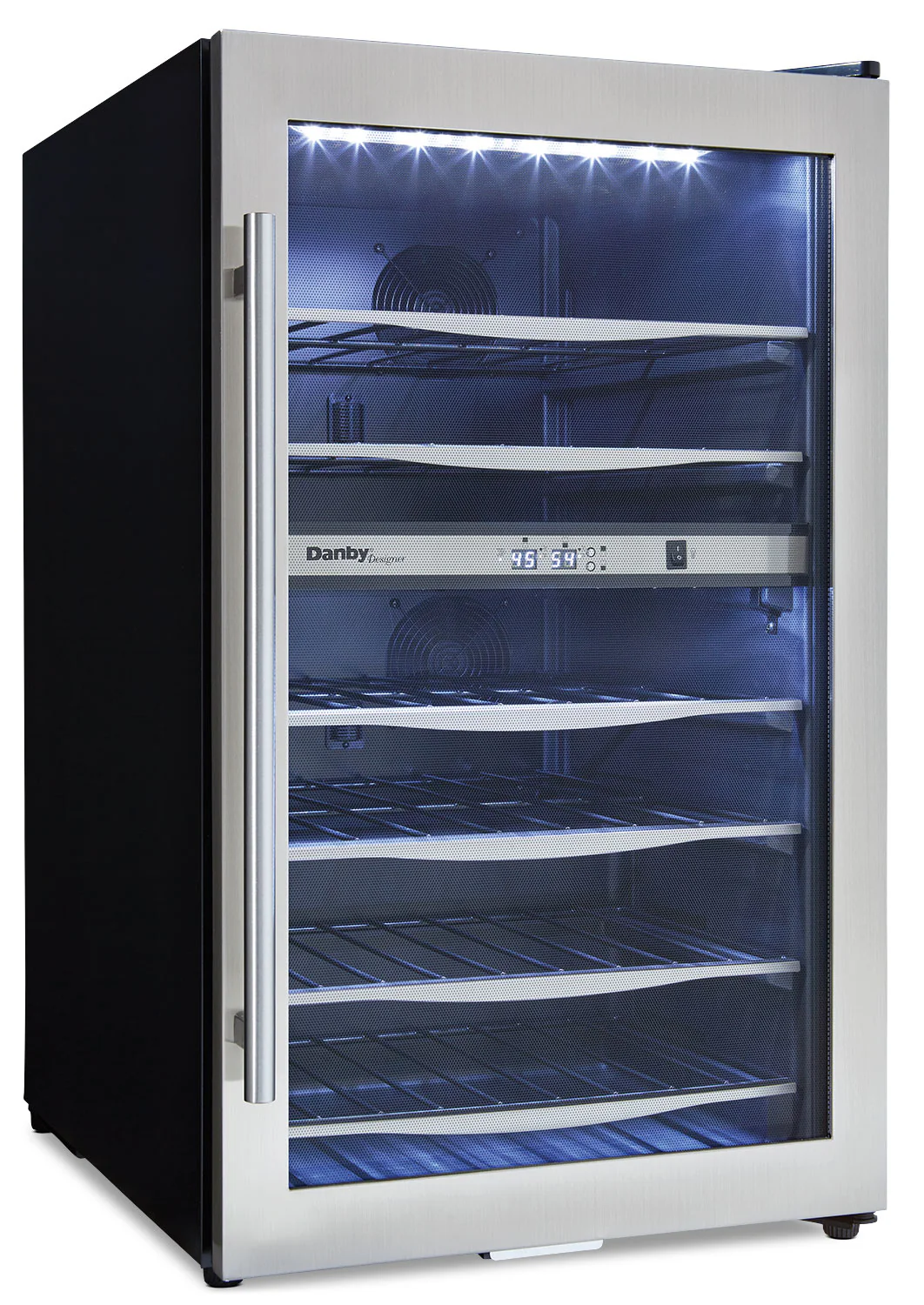 Danby Designer 4.0 Cu. Ft. 38-Bottle Wine Cooler - DWC040A3BSSDD - Image 2