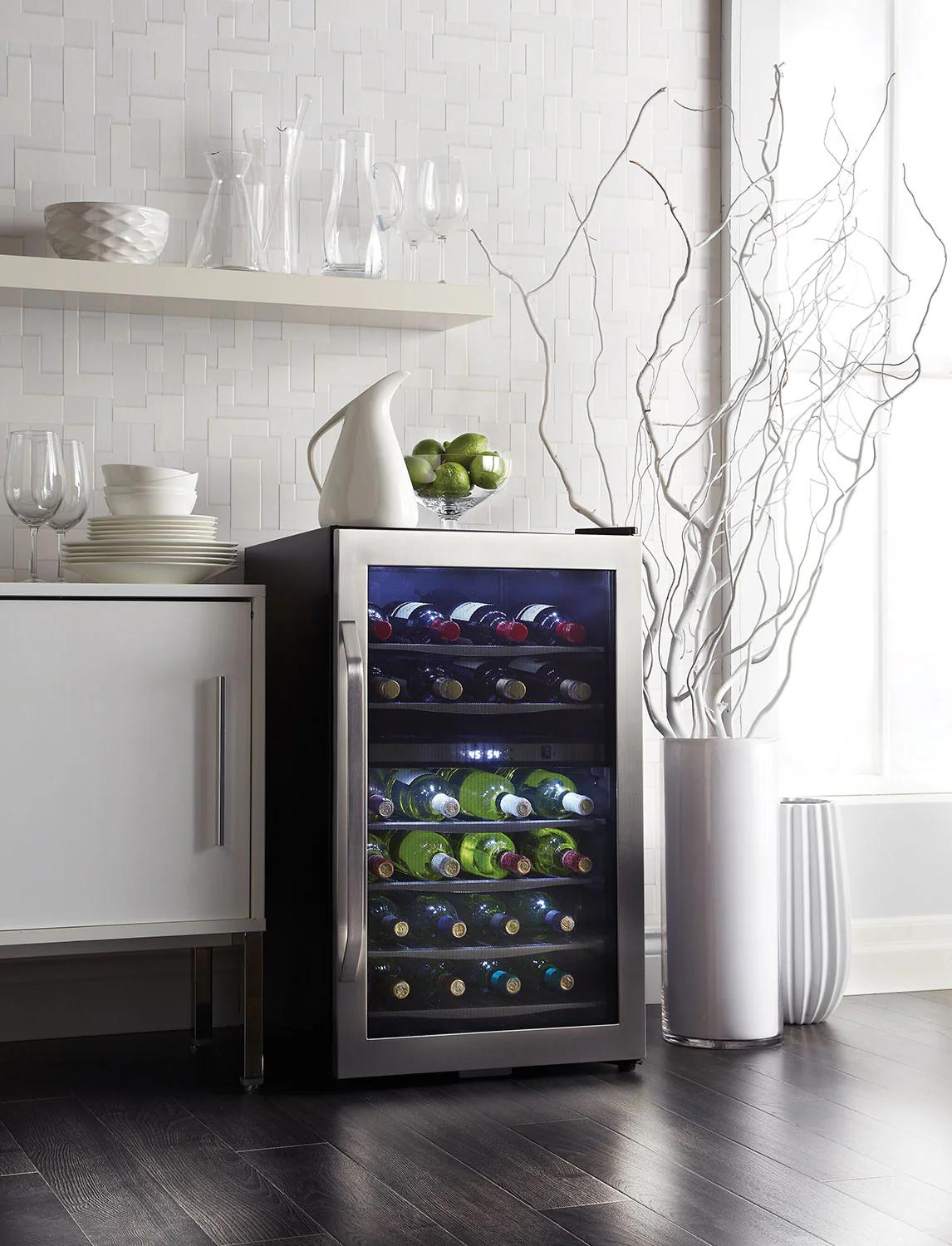 Danby Designer 4.0 Cu. Ft. 38-Bottle Wine Cooler - DWC040A3BSSDD - Image 5