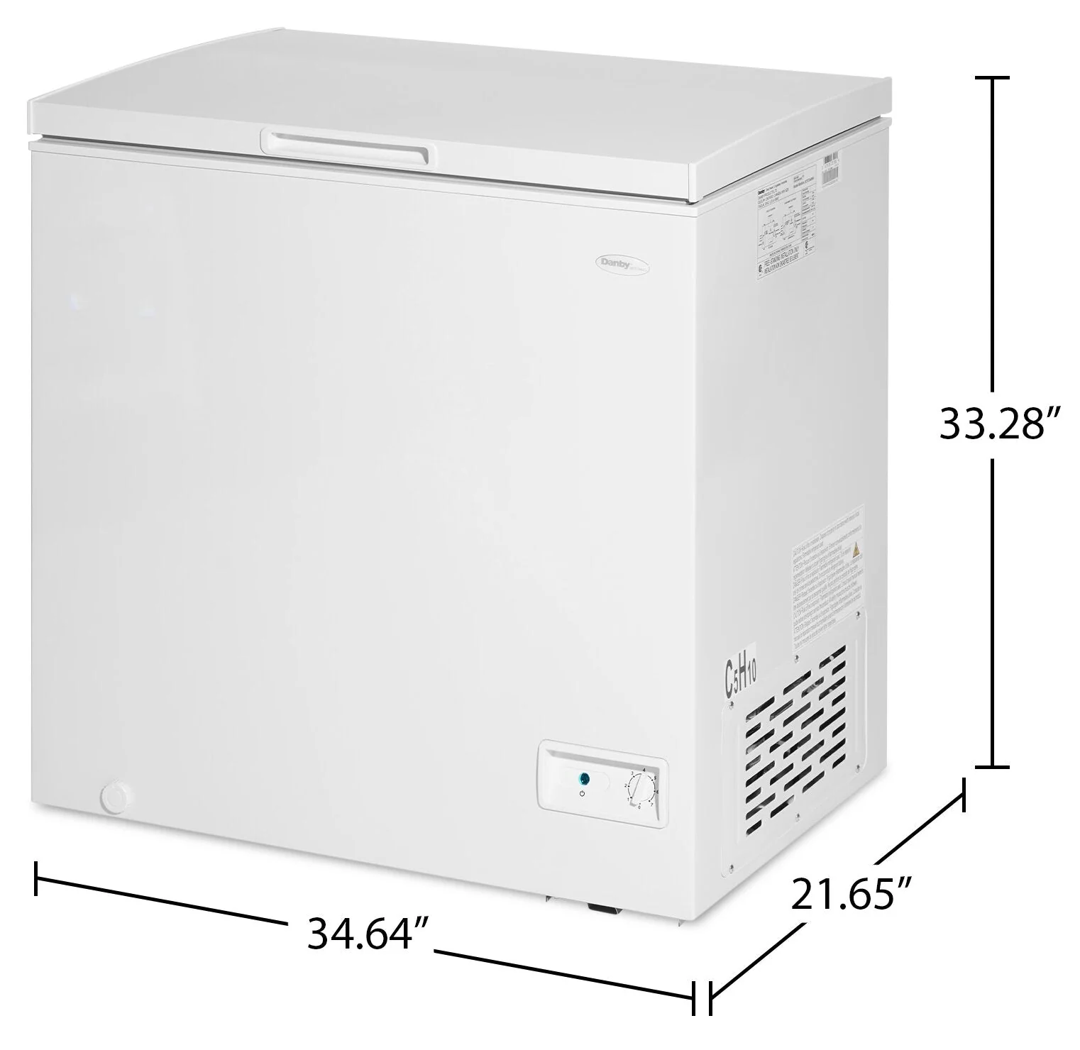 Danby Diplomat 7 Cu. Ft. Chest Freezer - DCF070A6WM - Image 8