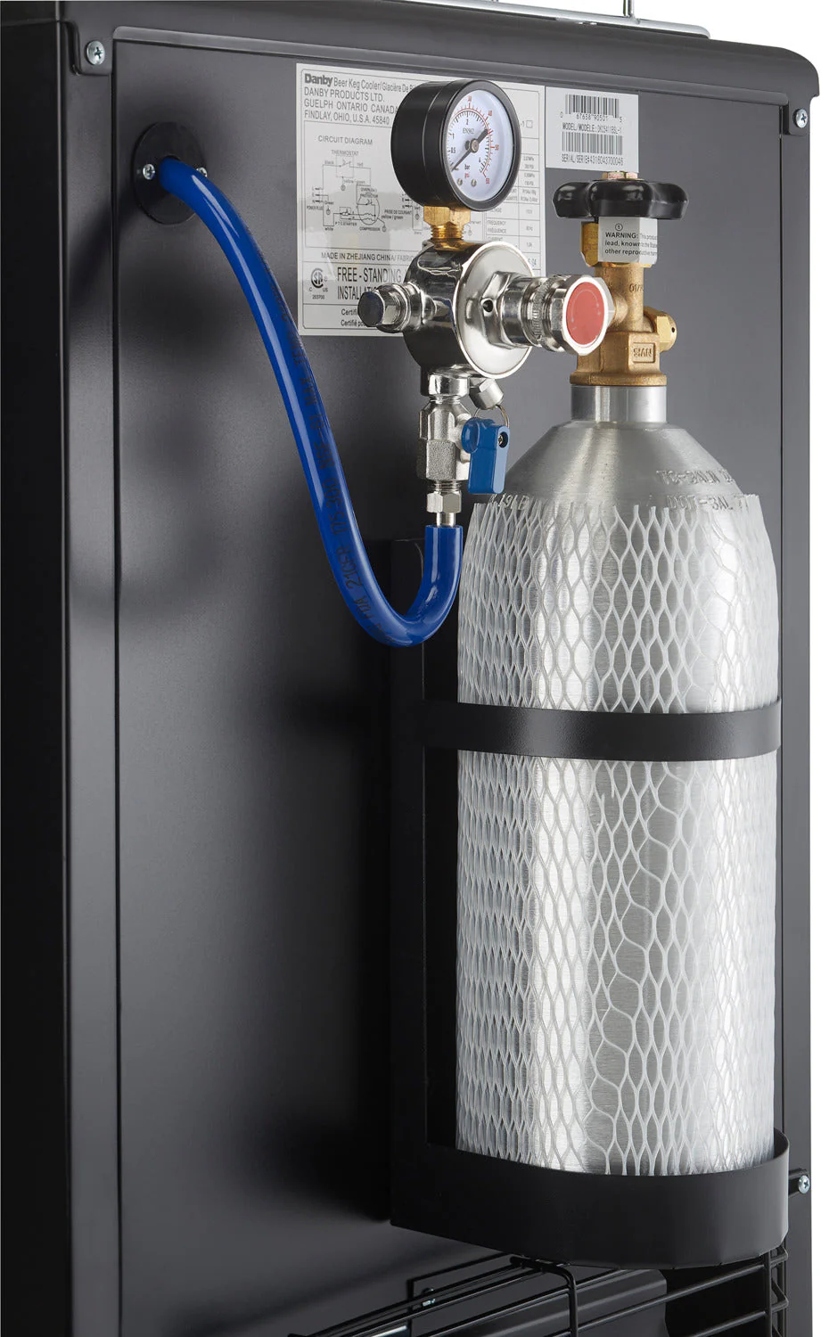 Danby Silver Single Tap Keg Cooler (5.4 Cu. Ft.) - DKC054A1BSLDB - Image 5