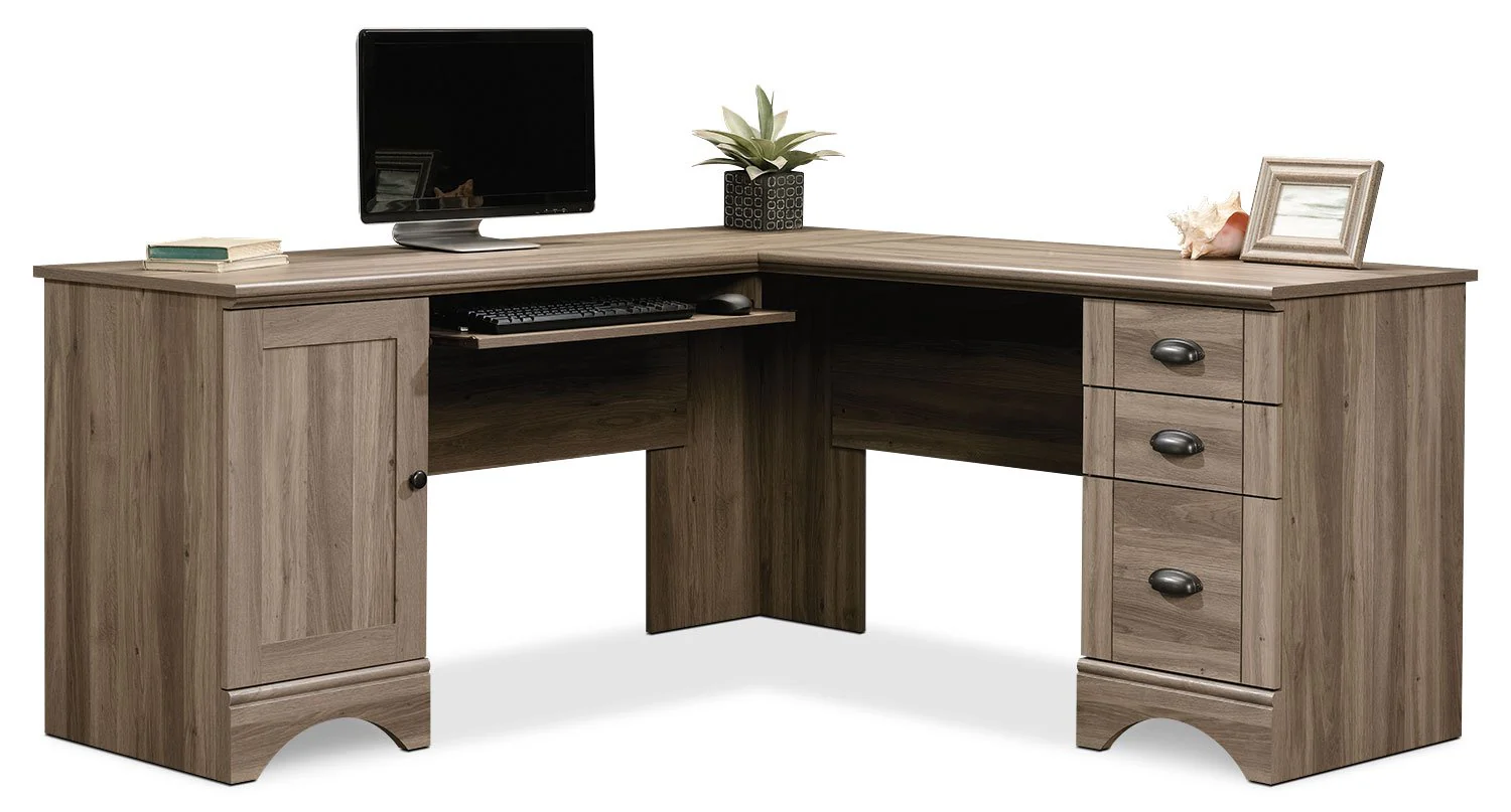 Dawley Corner Desk - Salt Oak - Image 2
