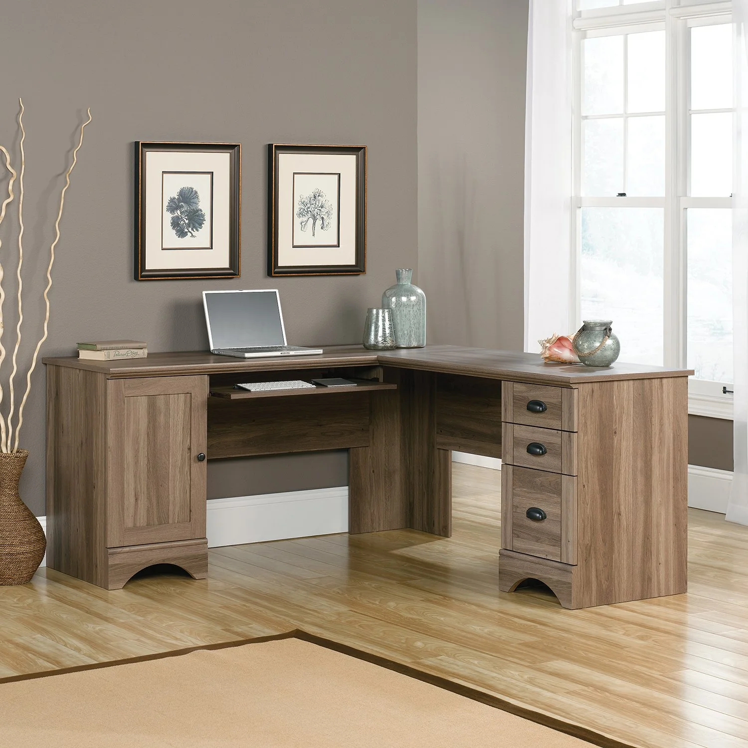 Dawley Corner Desk - Salt Oak - Image 3