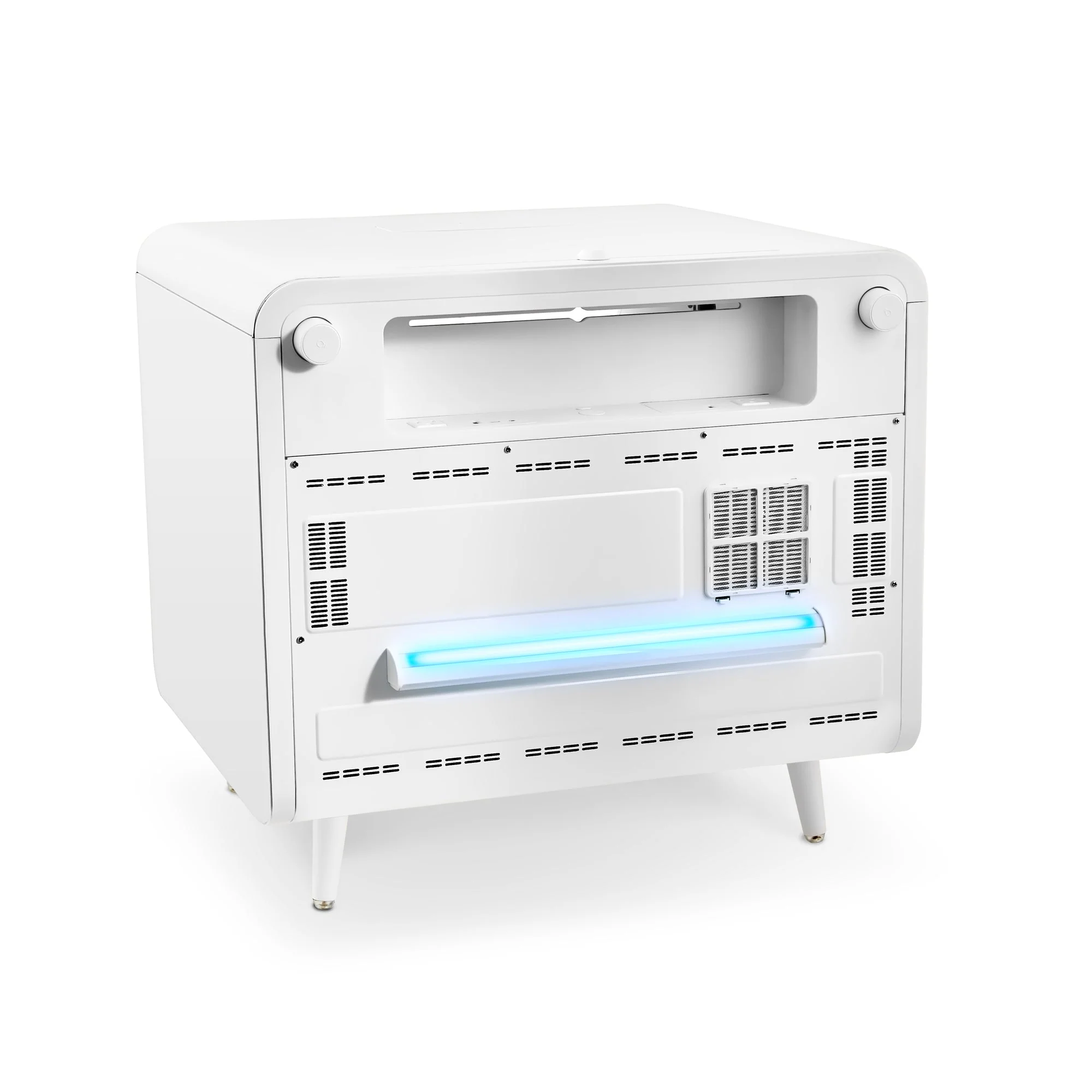Decimus Smart End Table - White - Image 4