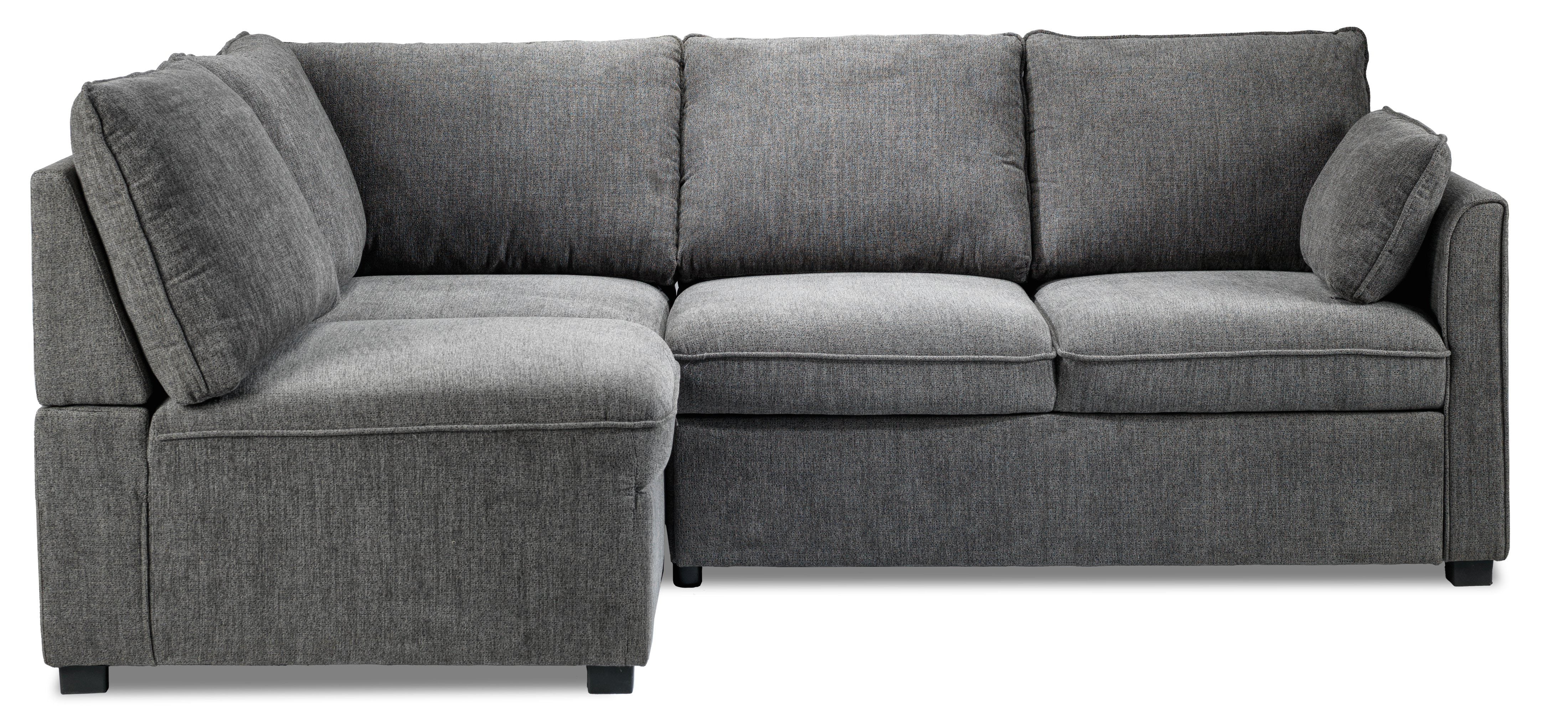 Delta Sectional with Right-Facing Pop-Up Bed - Grey - Image 12