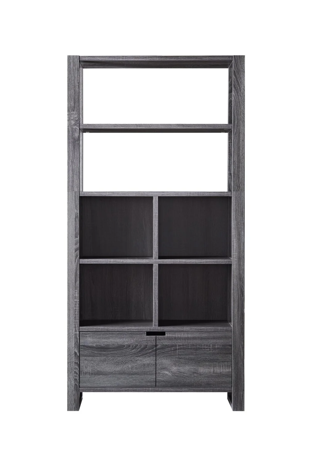 Deniz 75" Bookcase - Grey - Image 5