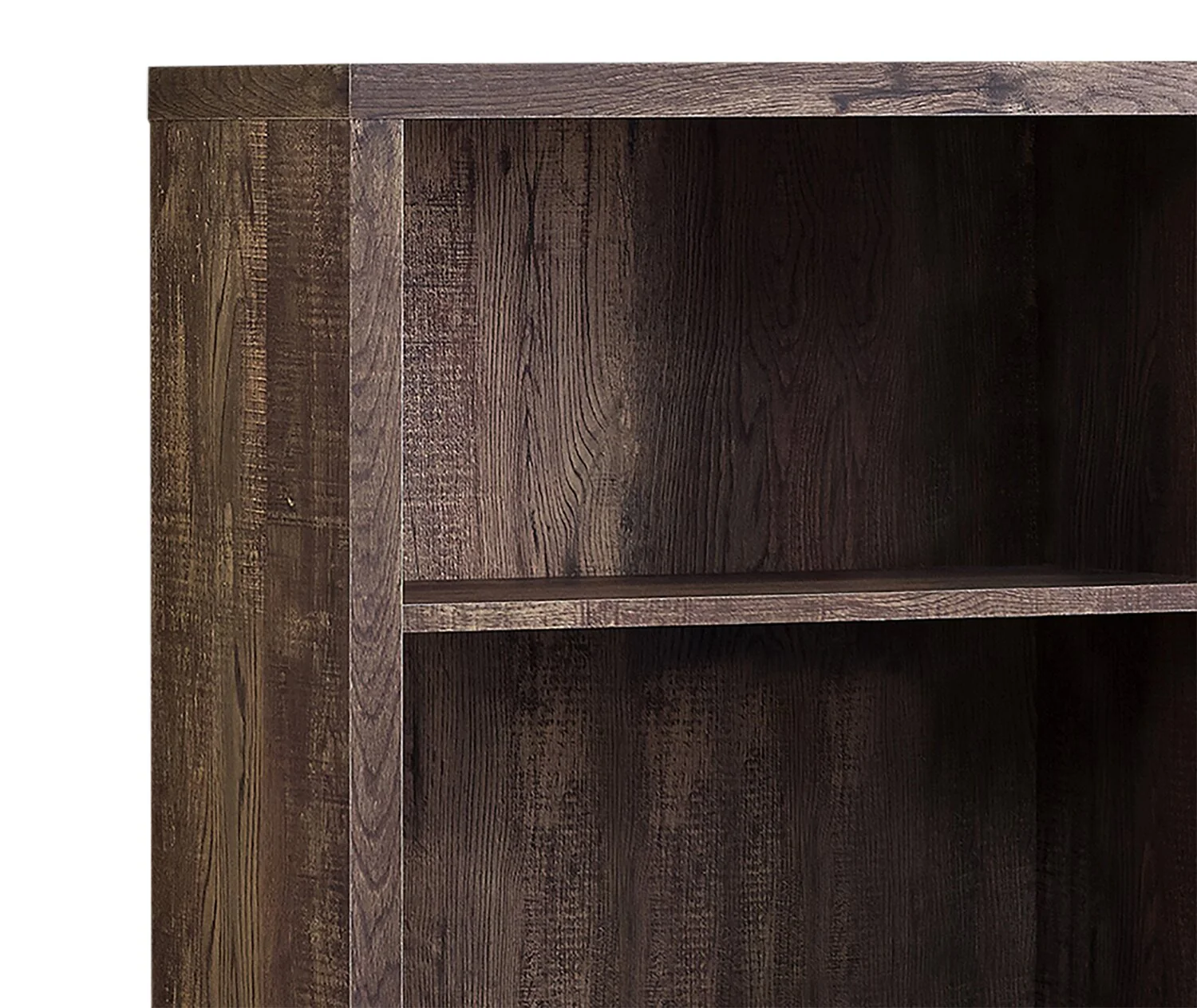 Derby 4-Shelf Bookcase - Brown - Image 2