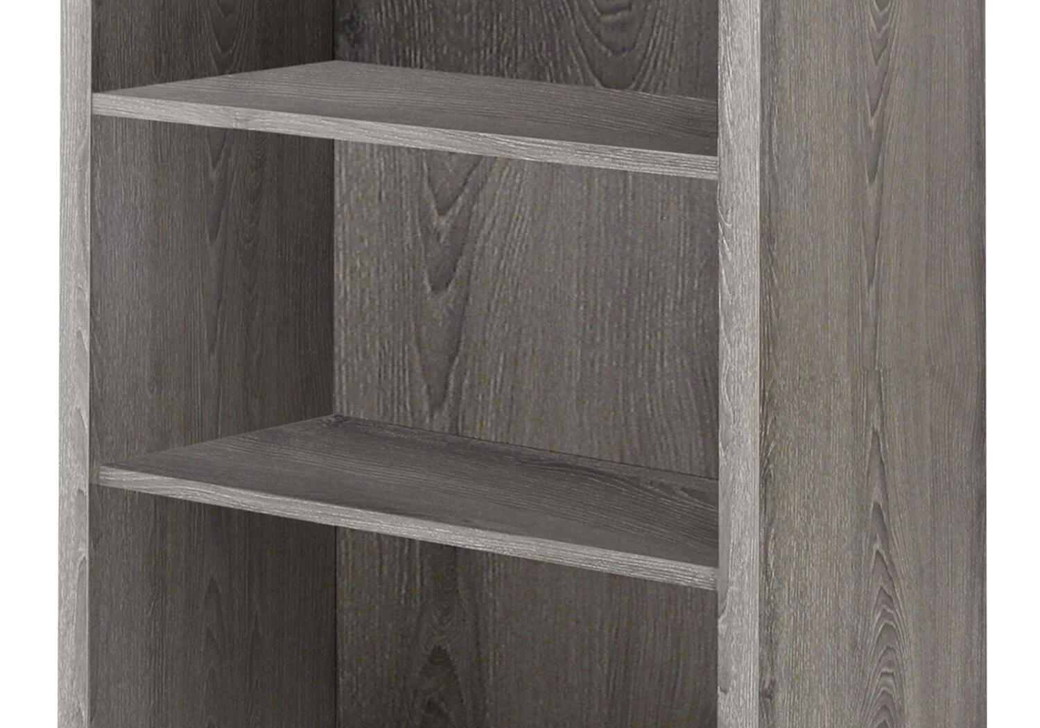 Derby 4-Shelf Bookcase - Dark Taupe - Image 2