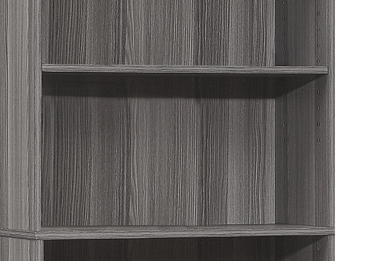 Derby 5-Shelf Bookcase - Grey - Image 2