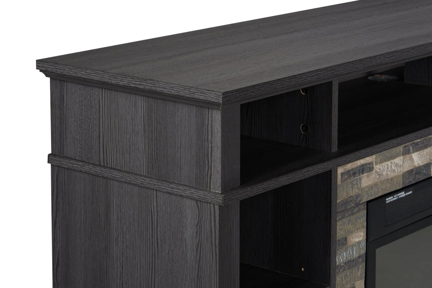 Deyn 70" TV Stand with Crystal Ember Firebox - Image 7
