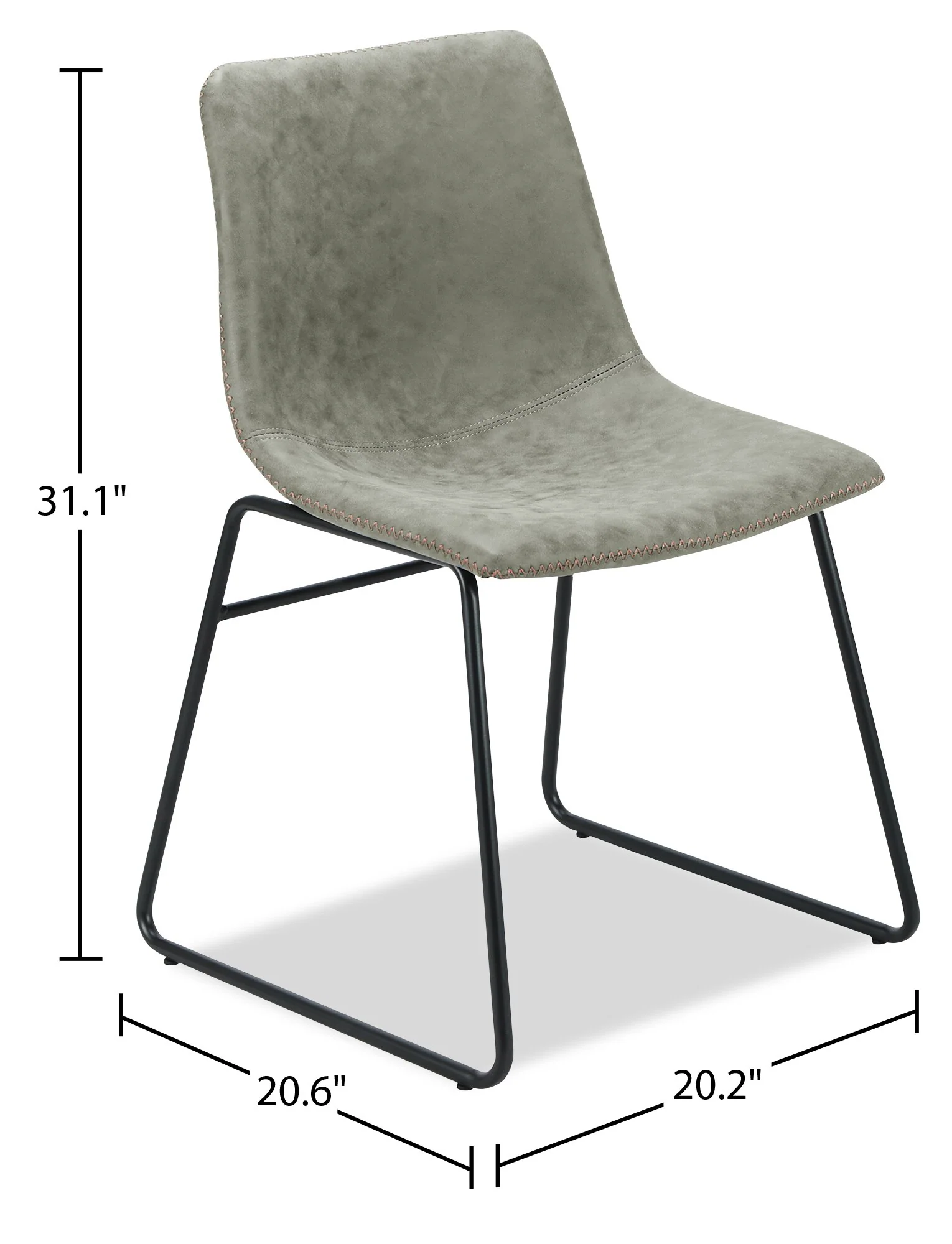 Doiron Dining Chair - Khaki - Image 5