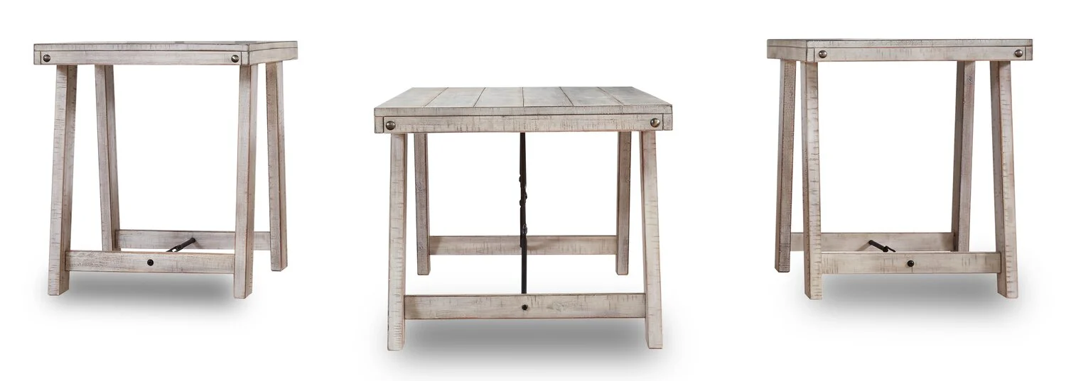 Dominic 3-Piece Coffee and Two End Tables Package - Image 3