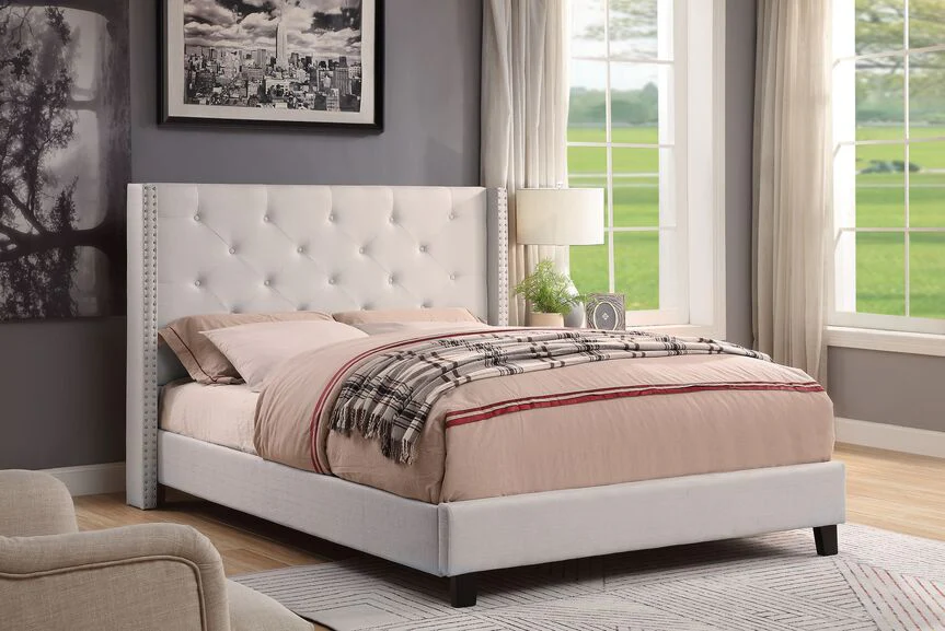 Dorsey Queen Bed - Beige - Image 2