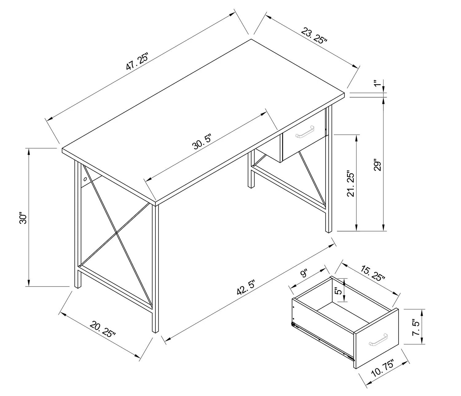 Drever Desk - Image 5