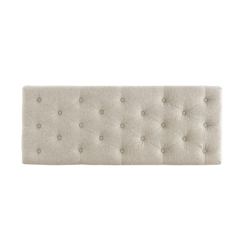 Dunaway Ottoman - Beige - Image 4