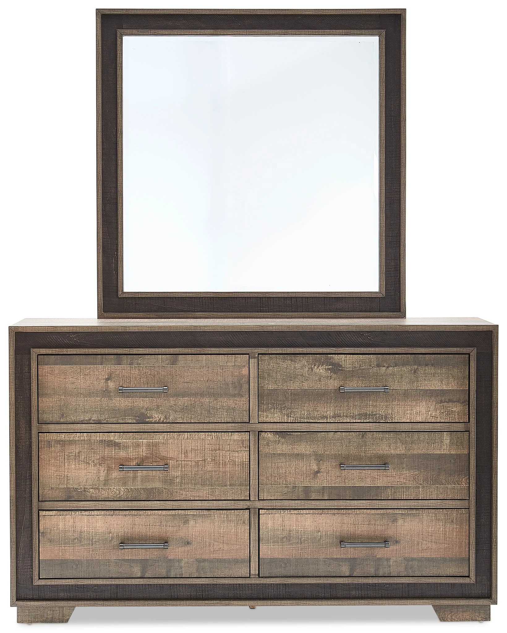 Dunbar 6-Piece Queen Bedroom Set - Weathered Brown - Image 4