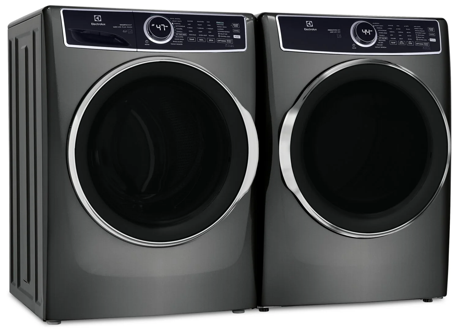 Electrolux 5.2 Cu. Ft. Front-Load Washer and 8 Cu. Ft. Electric Dryer - Titanium - Image 2