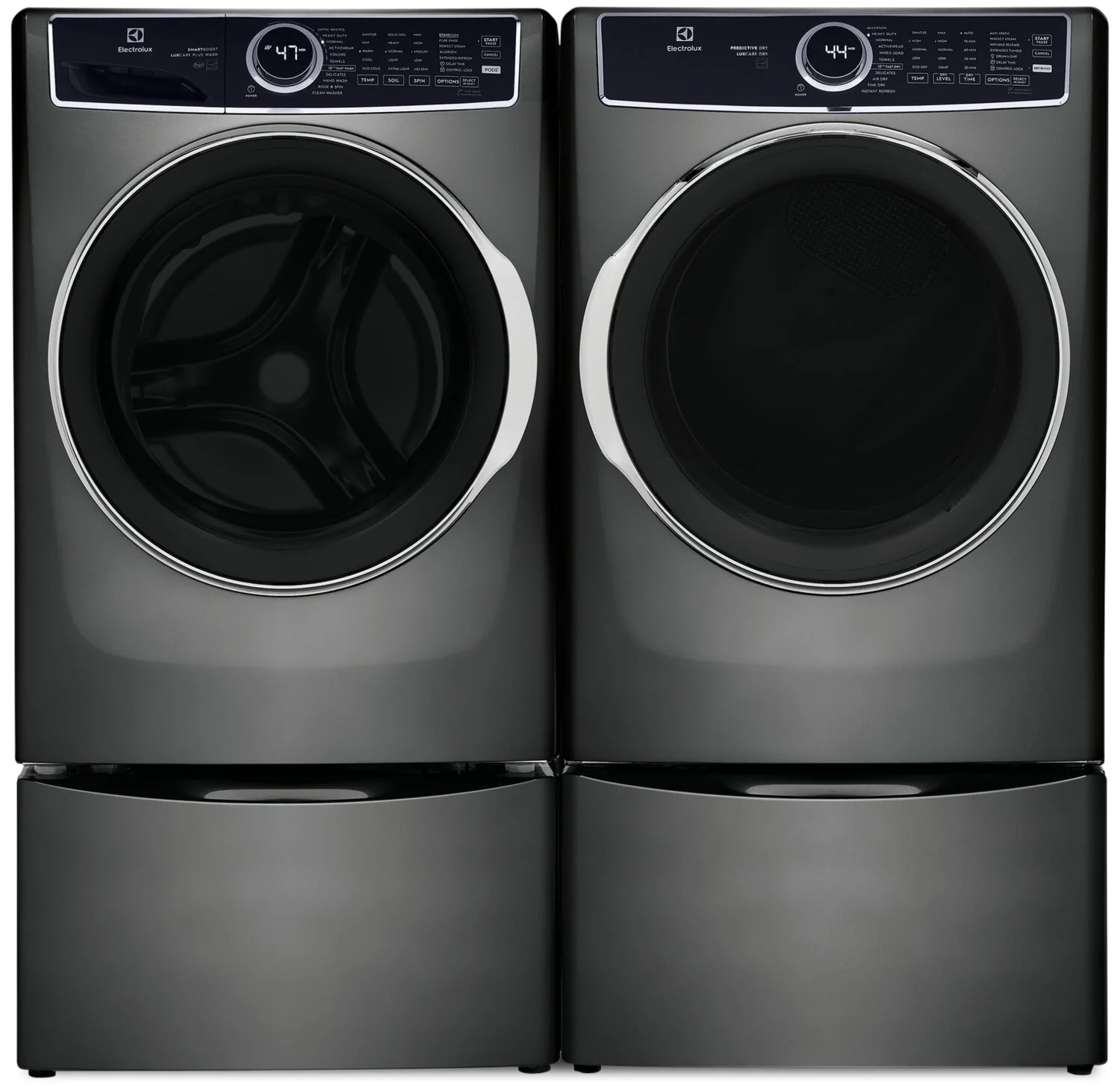Electrolux 5.2 Cu. Ft. Front-Load Washer and 8 Cu. Ft. Electric Dryer - Titanium - Image 3
