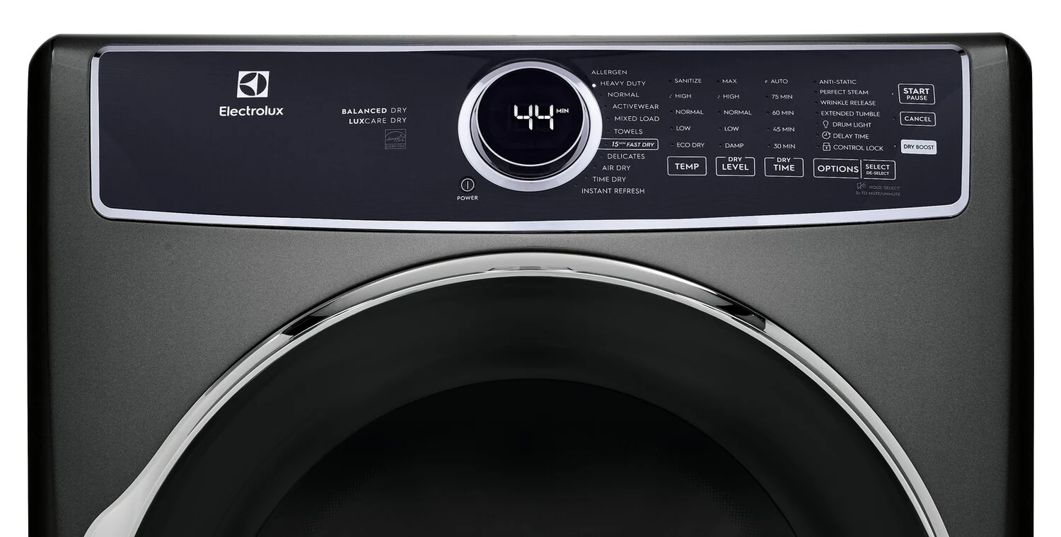 Electrolux 5.2 Cu. Ft. Front-Load Washer and 8 Cu. Ft. Electric Dryer - Titanium - Image 7