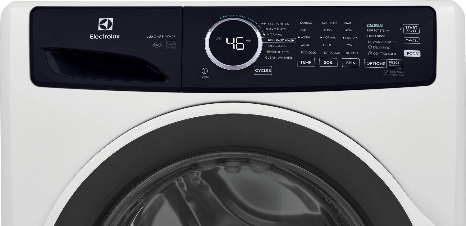Electrolux 5.2 Cu. Ft. Front-Load Washer and 8 Cu. Ft. Electric Dryer - ELFW743W/ELFE743W - Image 5