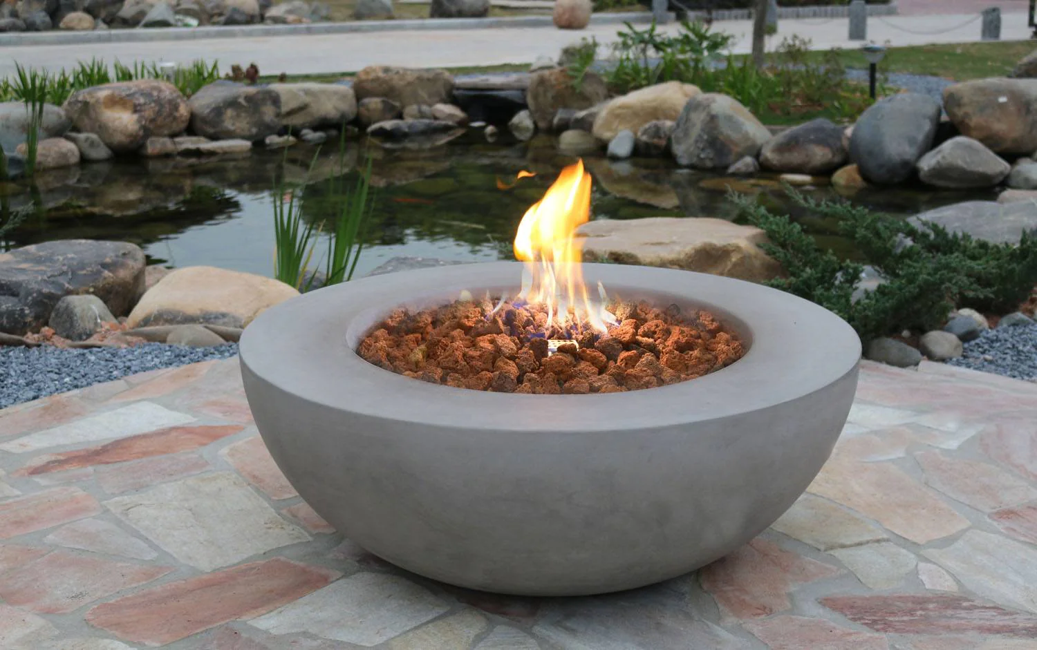Elementi Luna Bowl Fire Table - Propane - Image 2