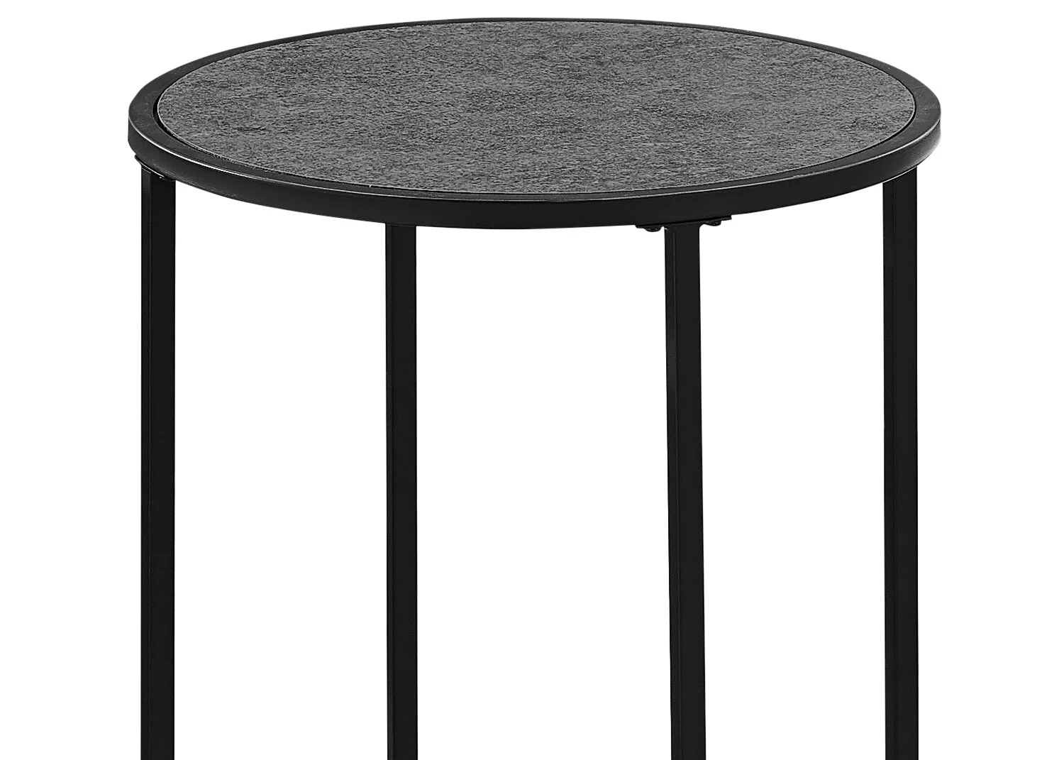 Elinor Chairside Table - Grey - Image 2