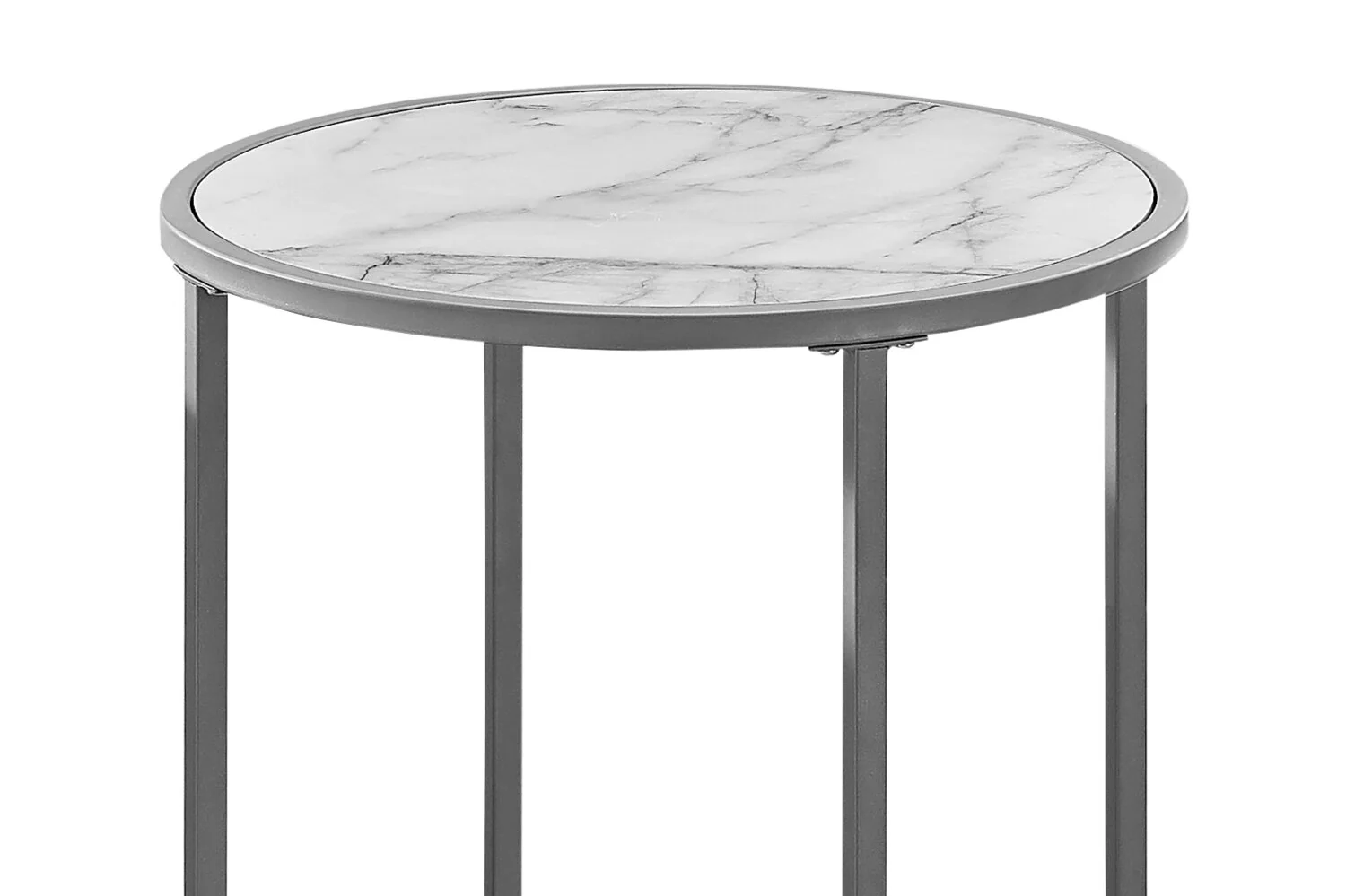 Elinor Chairside Table - White - Image 2