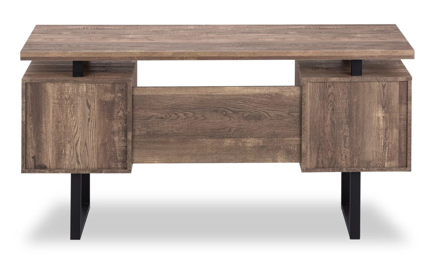 Elley Reversible Desk - Brown - Image 3
