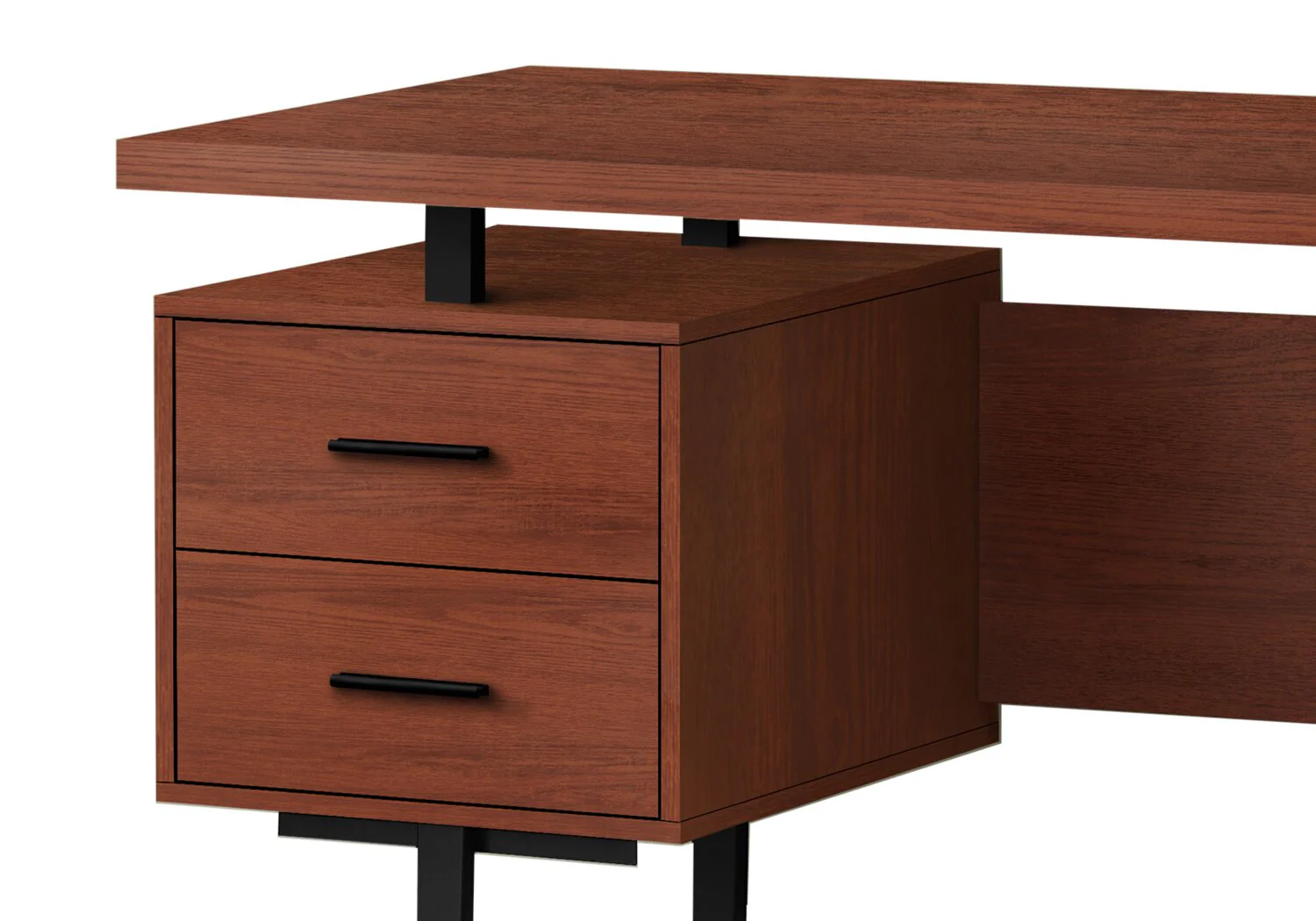 Elley Reversible Desk - Cherry - Image 2