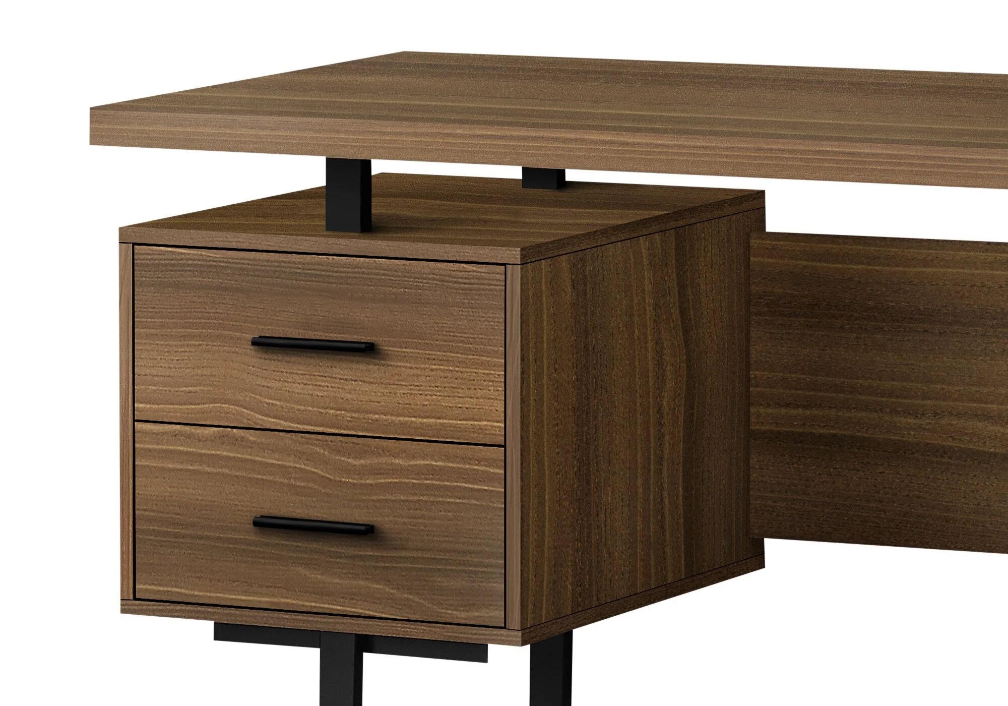 Elley Reversible Desk - Dark Walnut - Image 2
