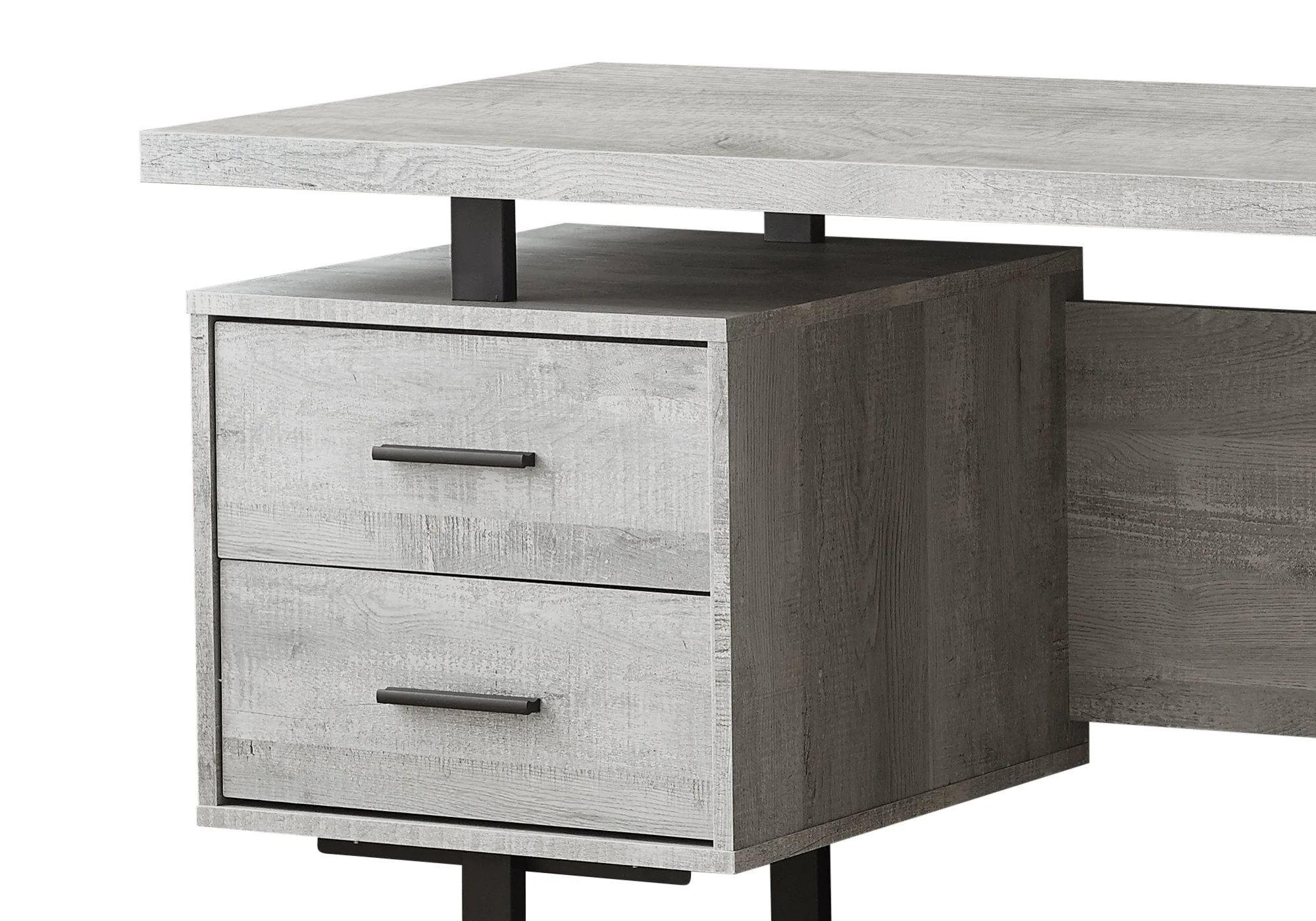 Elley Reversible Desk - Light Grey - Image 2