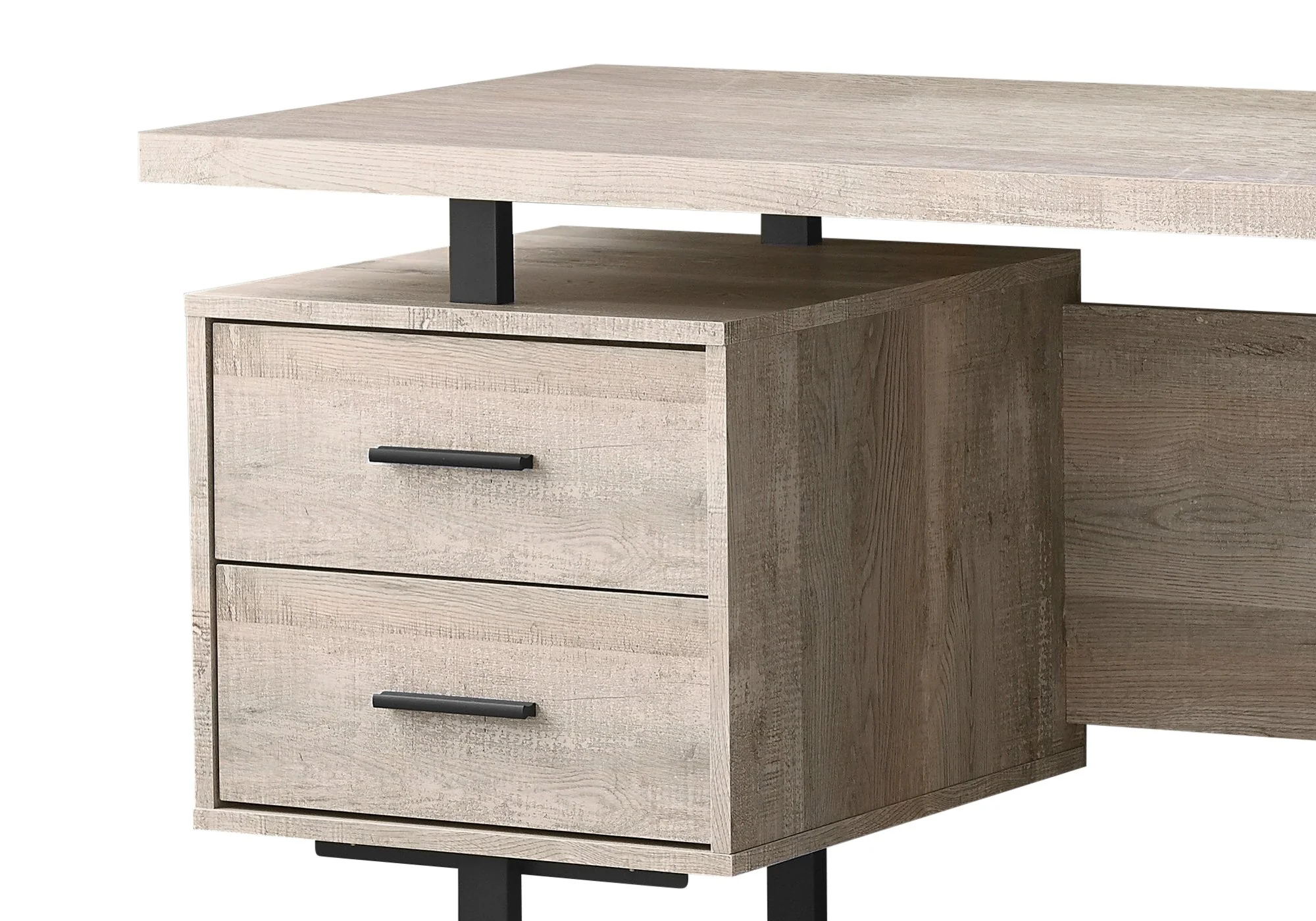 Elley Reversible Desk - Taupe - Image 2