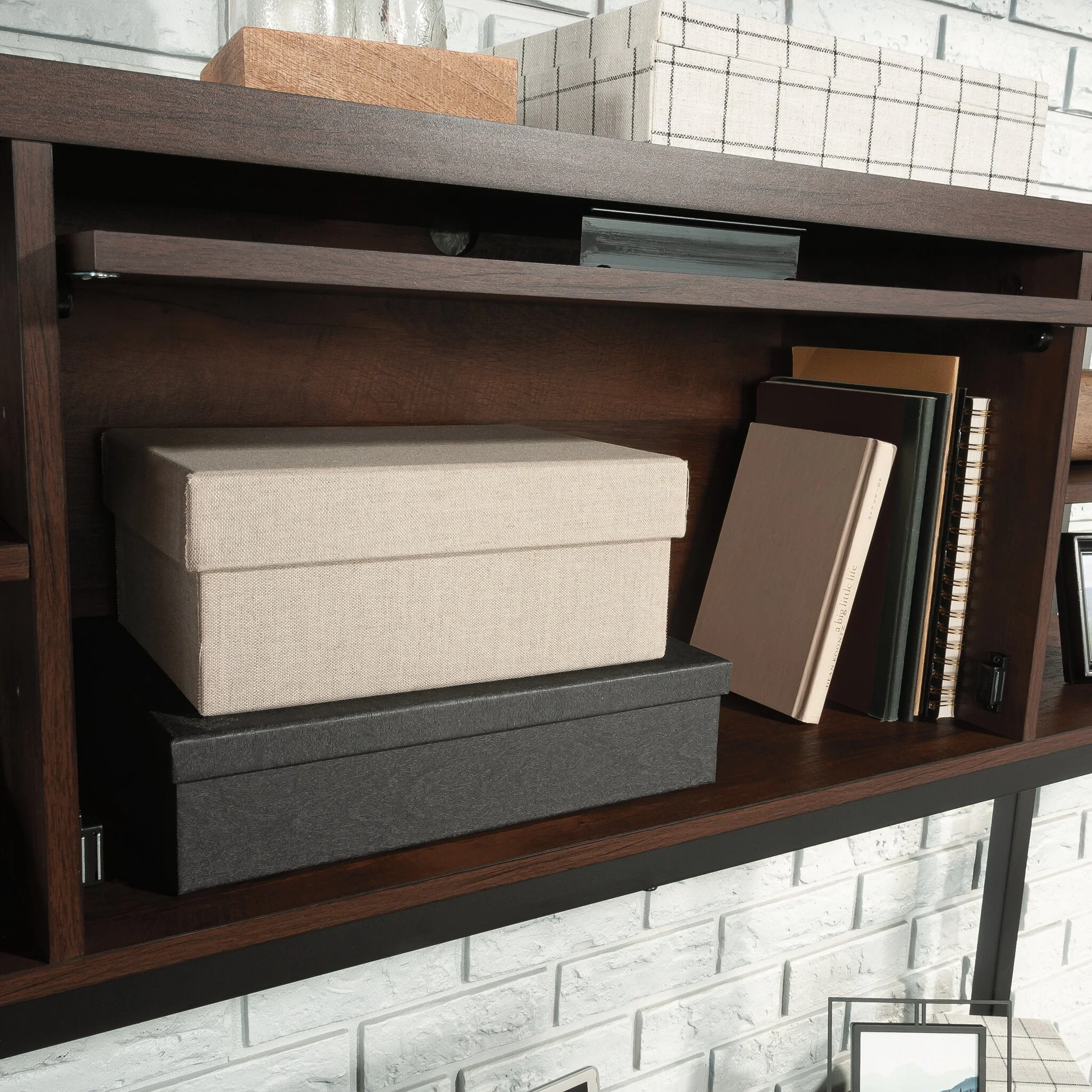 Elm Field Commercial Grade Computer Desk Hutch - Image 2