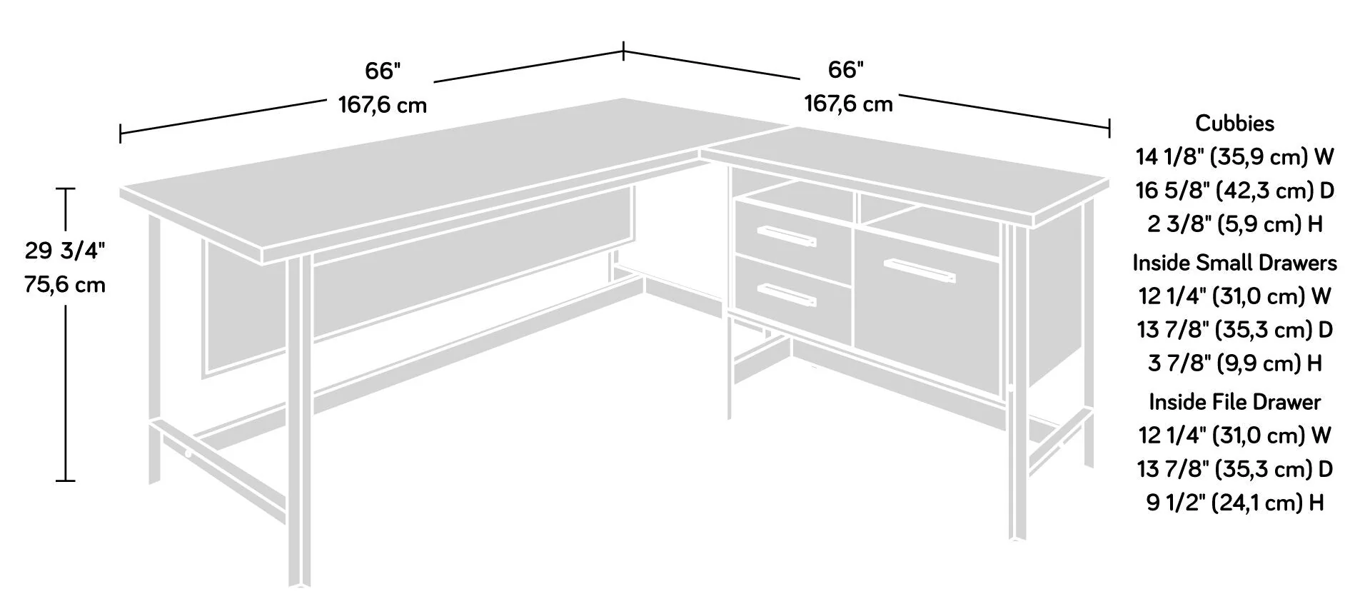 Elm Field Commercial Grade L-Shaped Computer Desk - Image 10