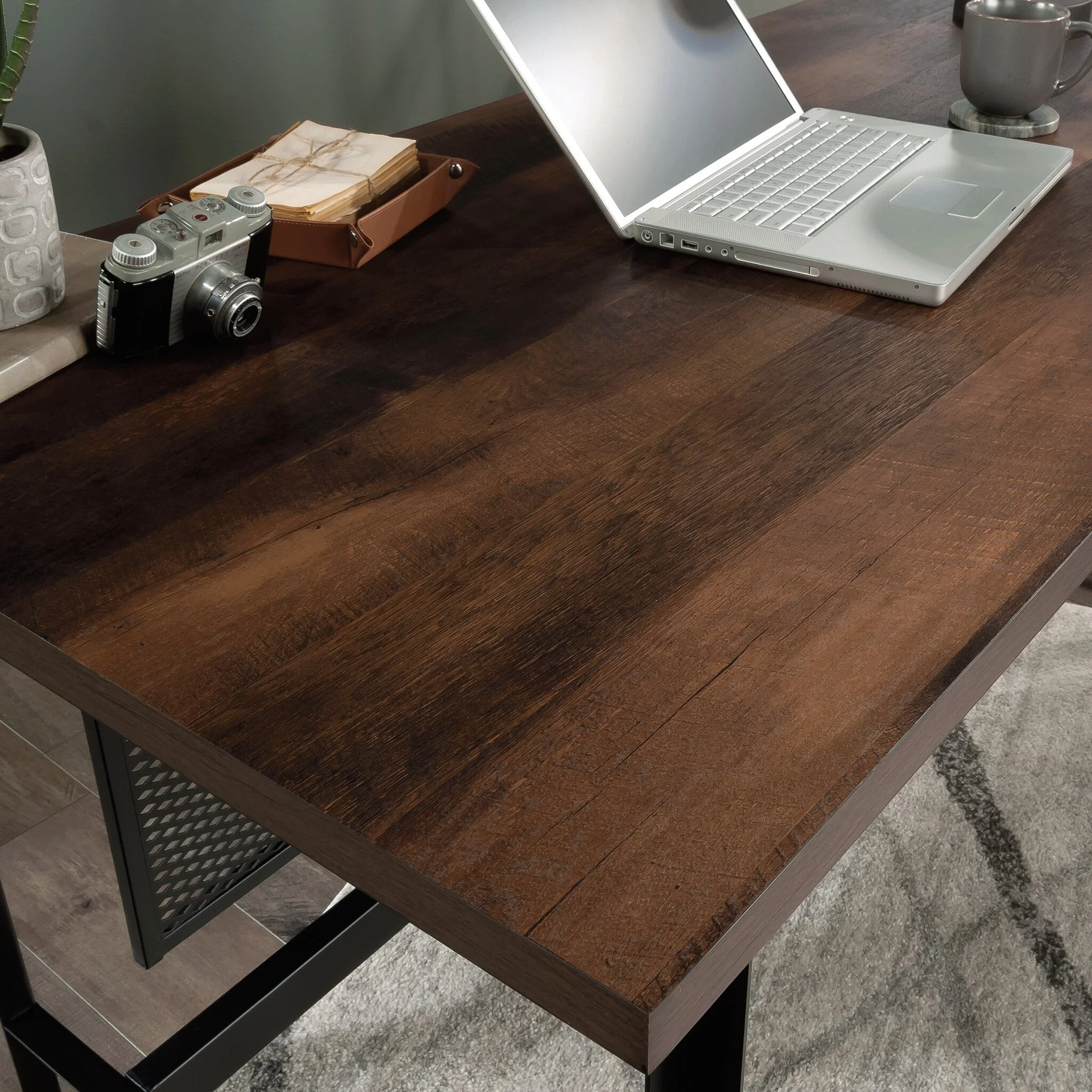Elm Field Commercial Grade L-Shaped Computer Desk - Image 4