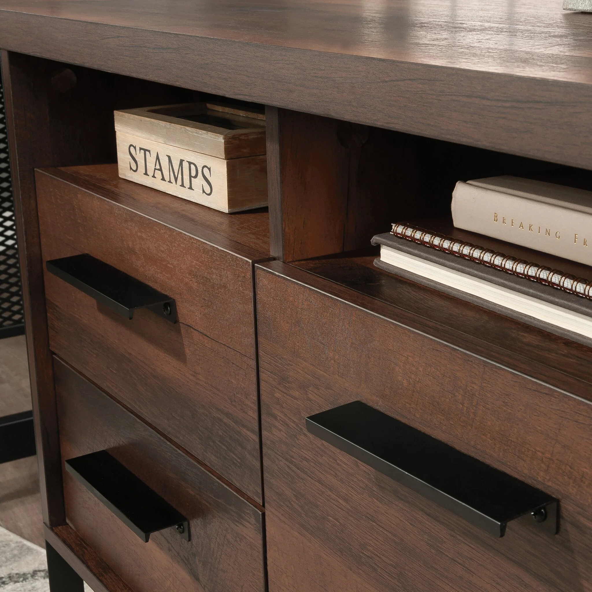 Elm Field Commercial Grade L-Shaped Computer Desk - Image 6