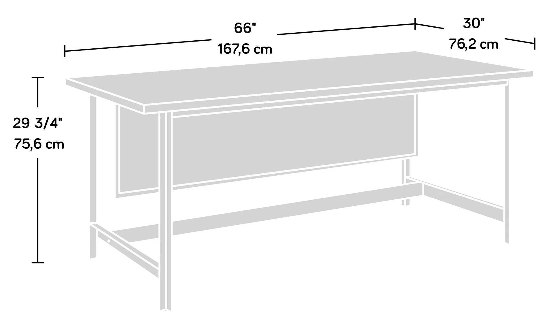Elm Field Commercial Grade Table Desk - Image 7