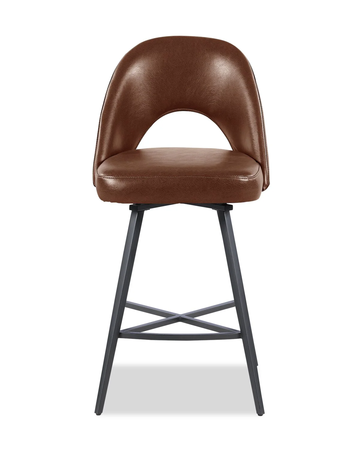 Elman Counter-Height Stool - Brown - Image 2