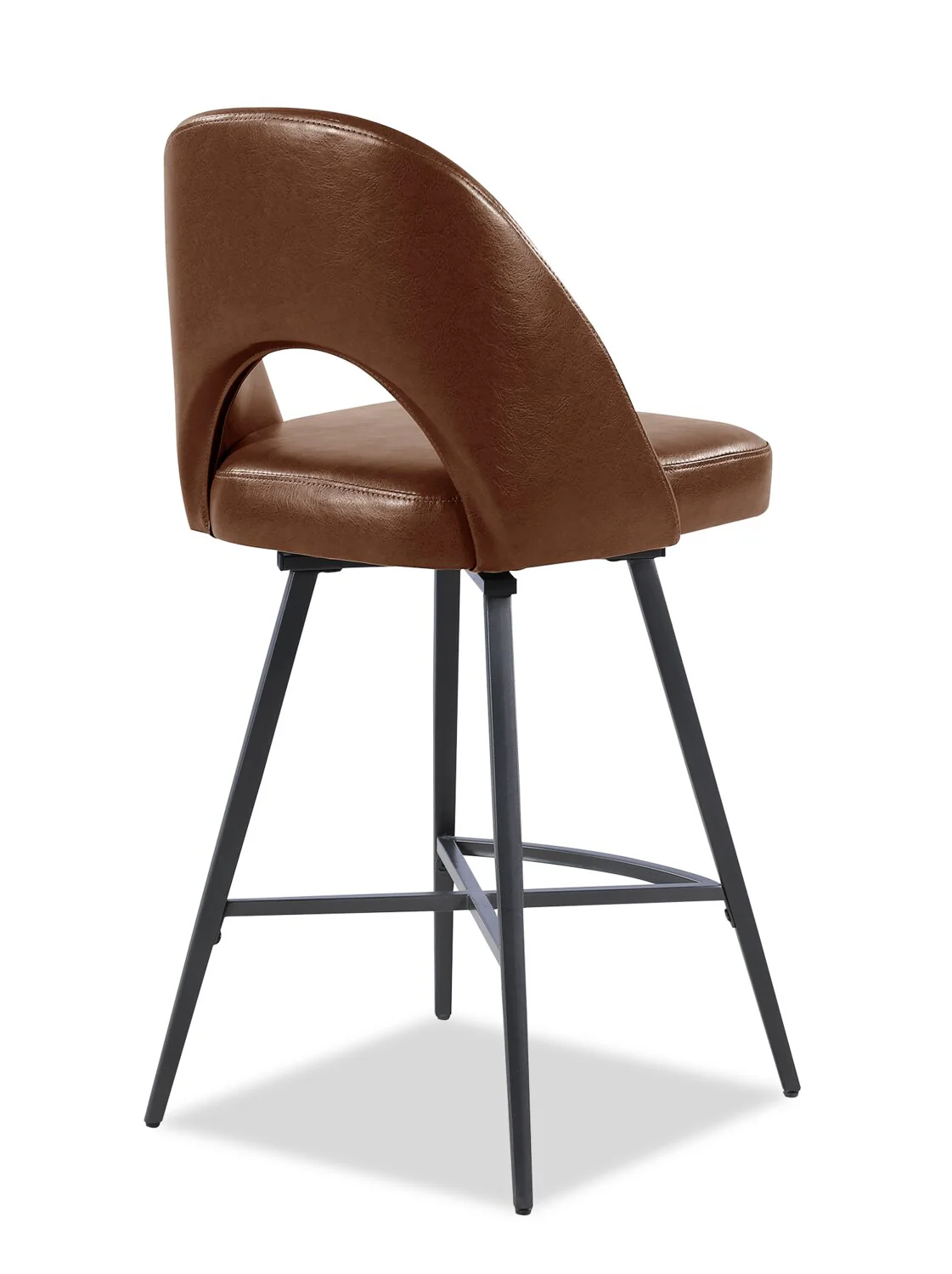 Elman Counter-Height Stool - Brown - Image 3