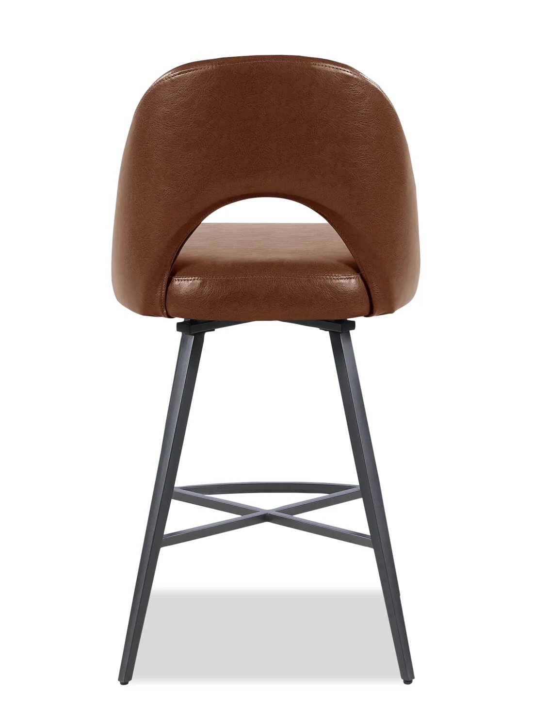 Elman Counter-Height Stool - Brown - Image 4