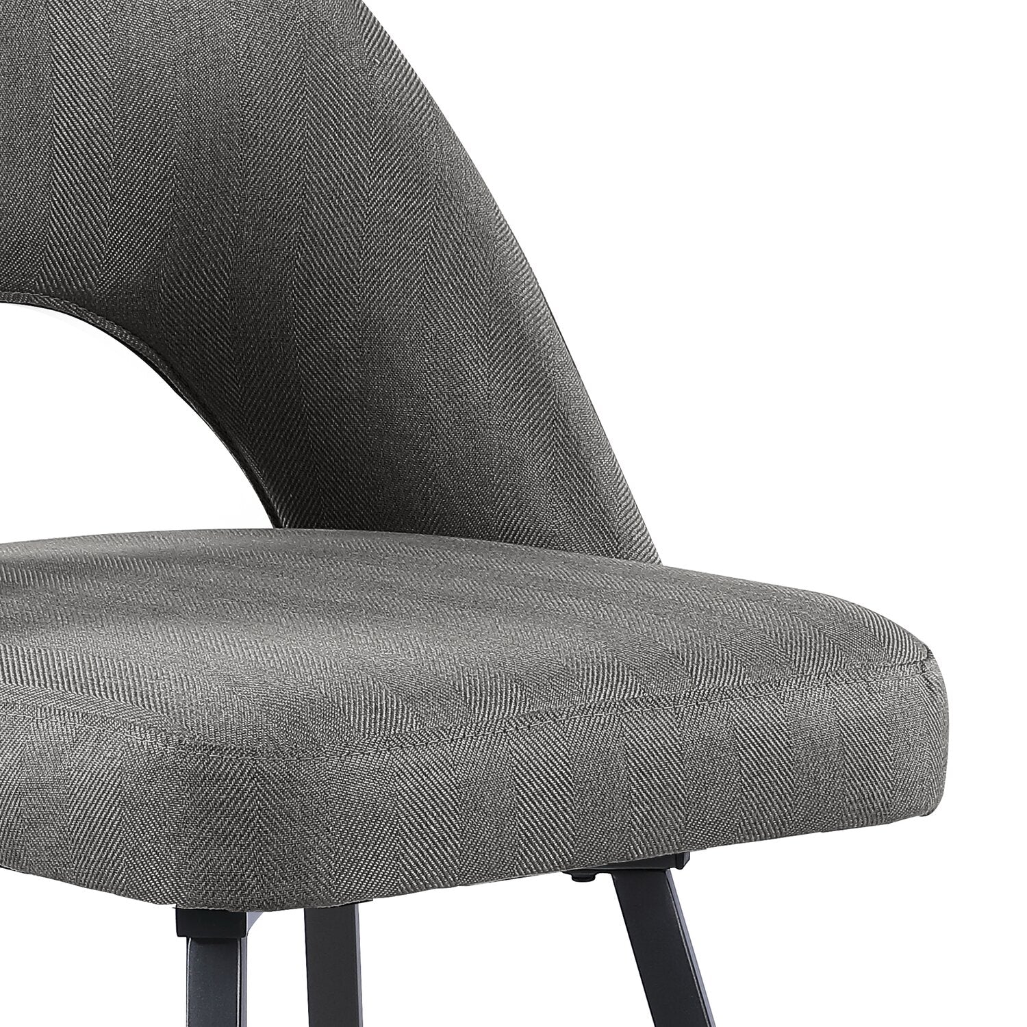 Elman Dining Chair - Grey - Image 5